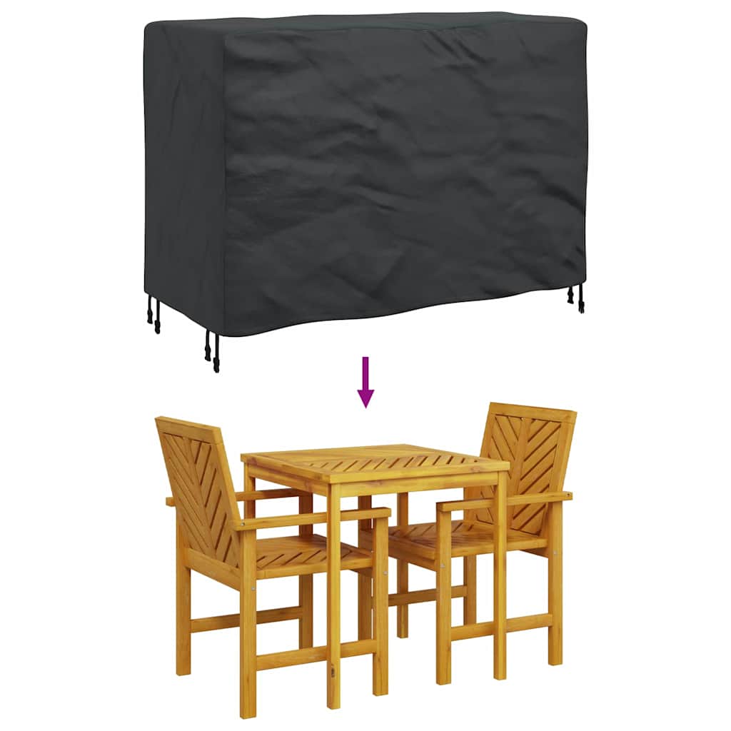 Meubelhoes Effen Zwart 130 x 80 x 70 cm 210D is nu te koop bij PeponiXL, paradijselijk wonen!