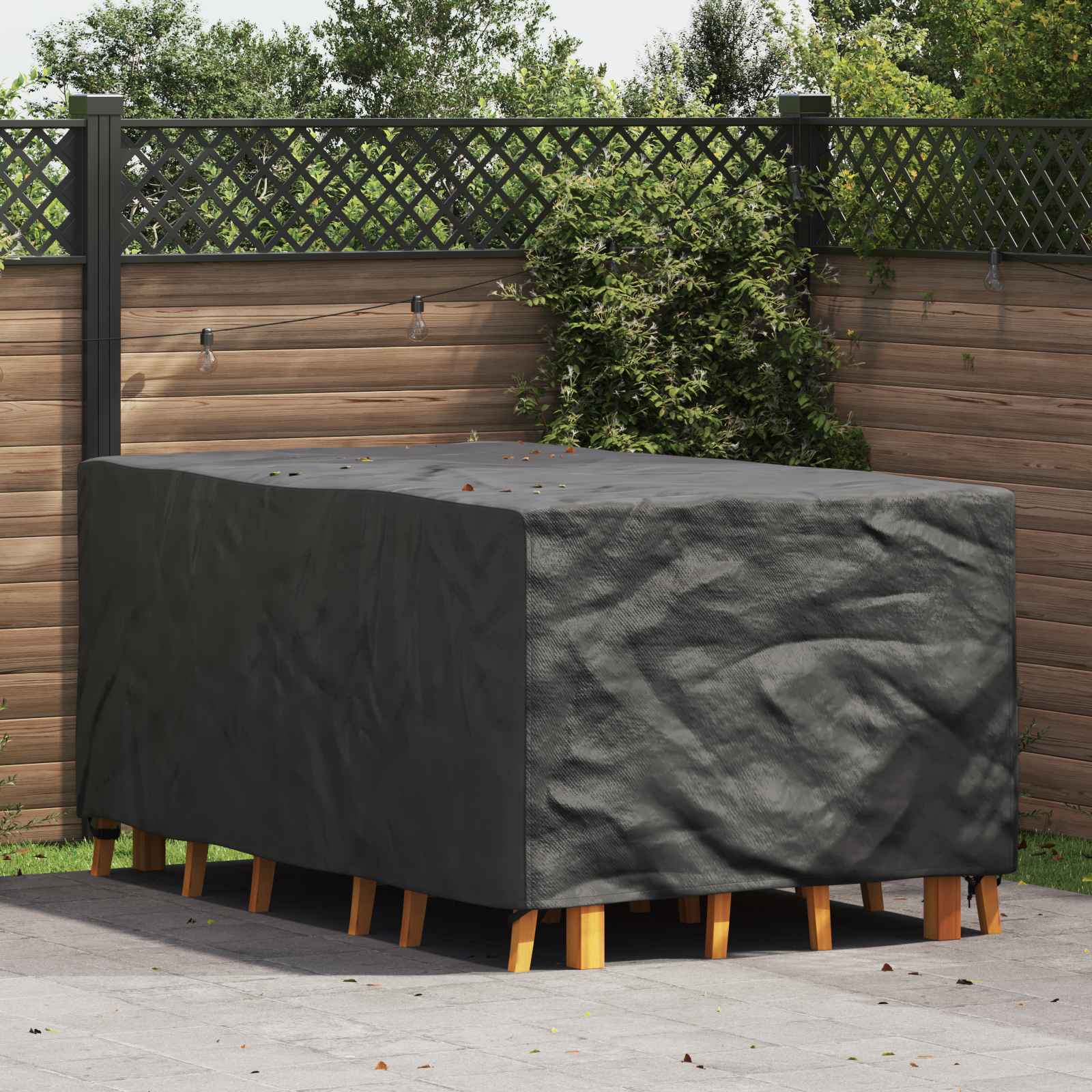 Meubelhoes Effen Zwart 143 x 225 x 90 cm 210D is nu te koop bij PeponiXL, paradijselijk wonen!