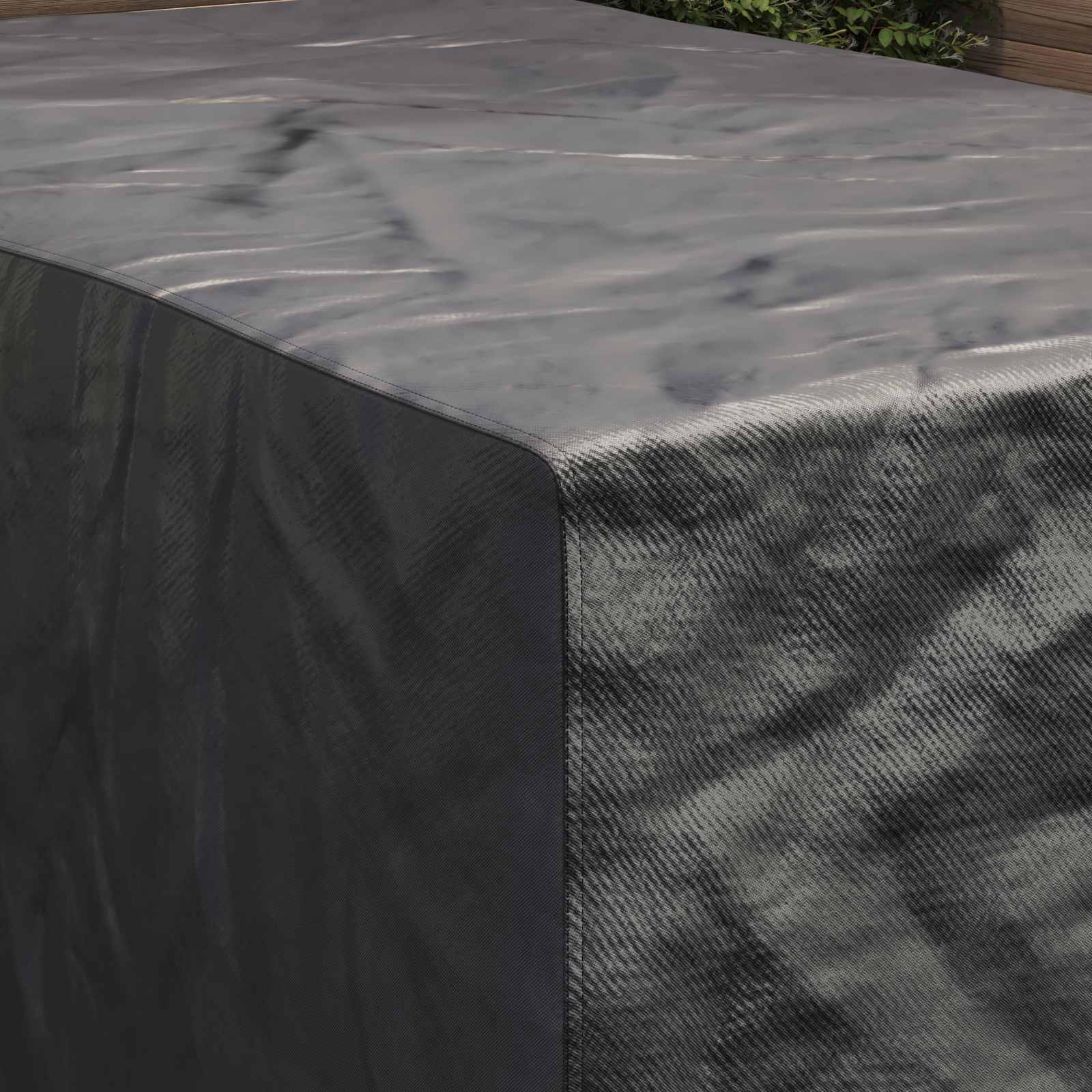 Meubelhoes Effen Zwart 143 x 225 x 90 cm 420D is nu te koop bij PeponiXL, paradijselijk wonen!