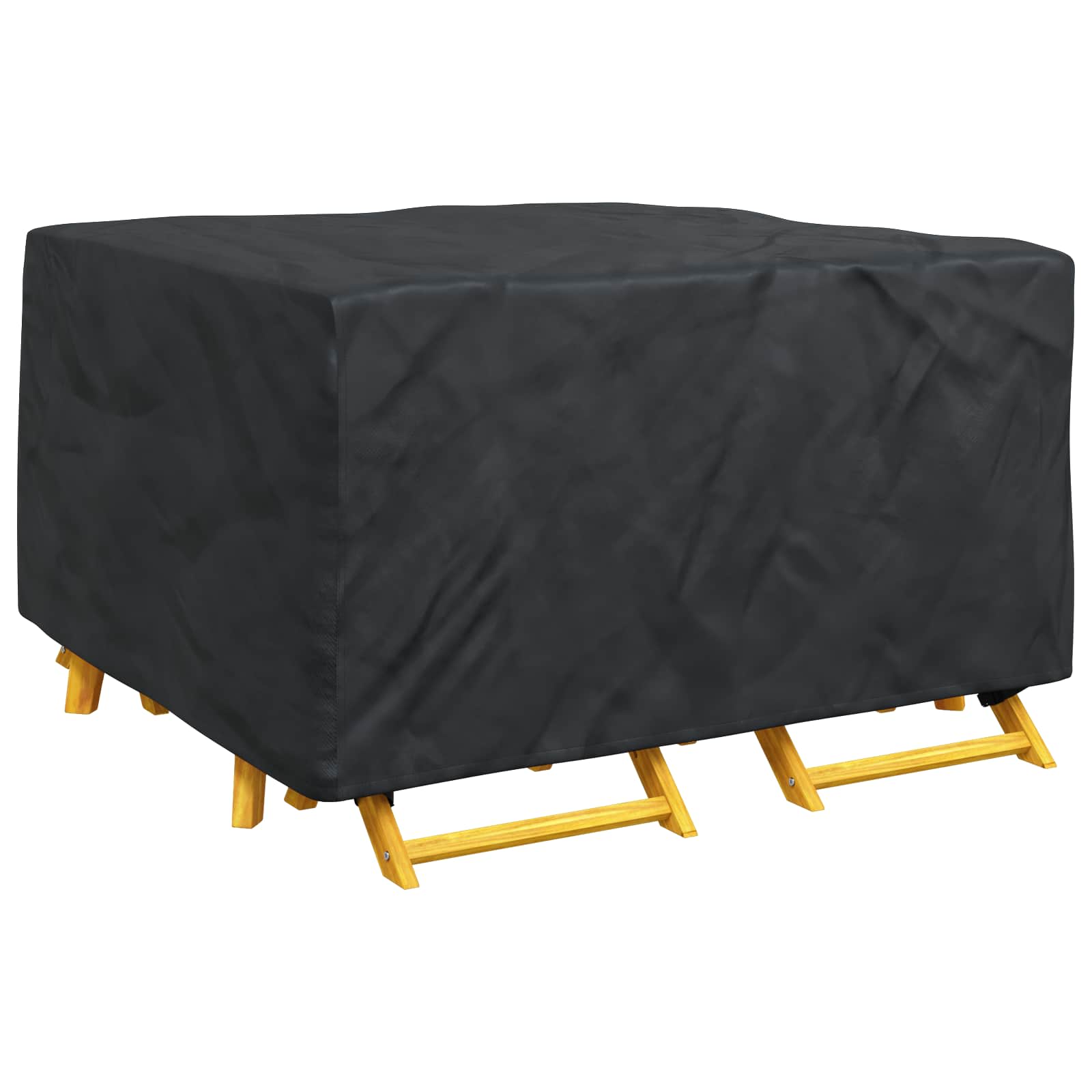 Meubelhoes Effen Zwart 150 x 150 x 75 cm 420D is nu te koop bij PeponiXL, paradijselijk wonen!