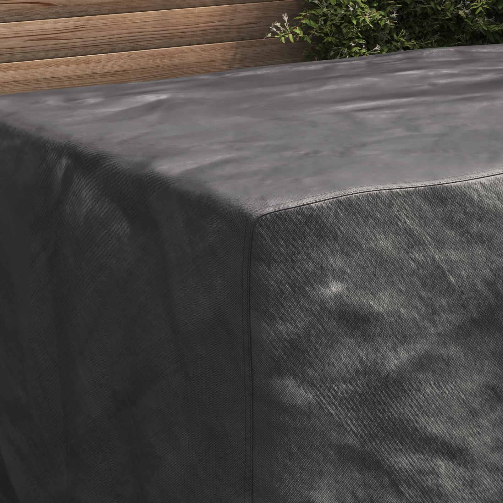 Meubelhoes Effen Zwart 172 x 113 x 73 cm 210D is nu te koop bij PeponiXL, paradijselijk wonen!