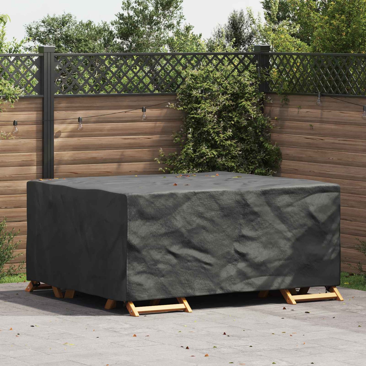 Meubelhoes Effen Zwart 200 x 150 x 85 cm 600D is nu te koop bij PeponiXL, paradijselijk wonen!