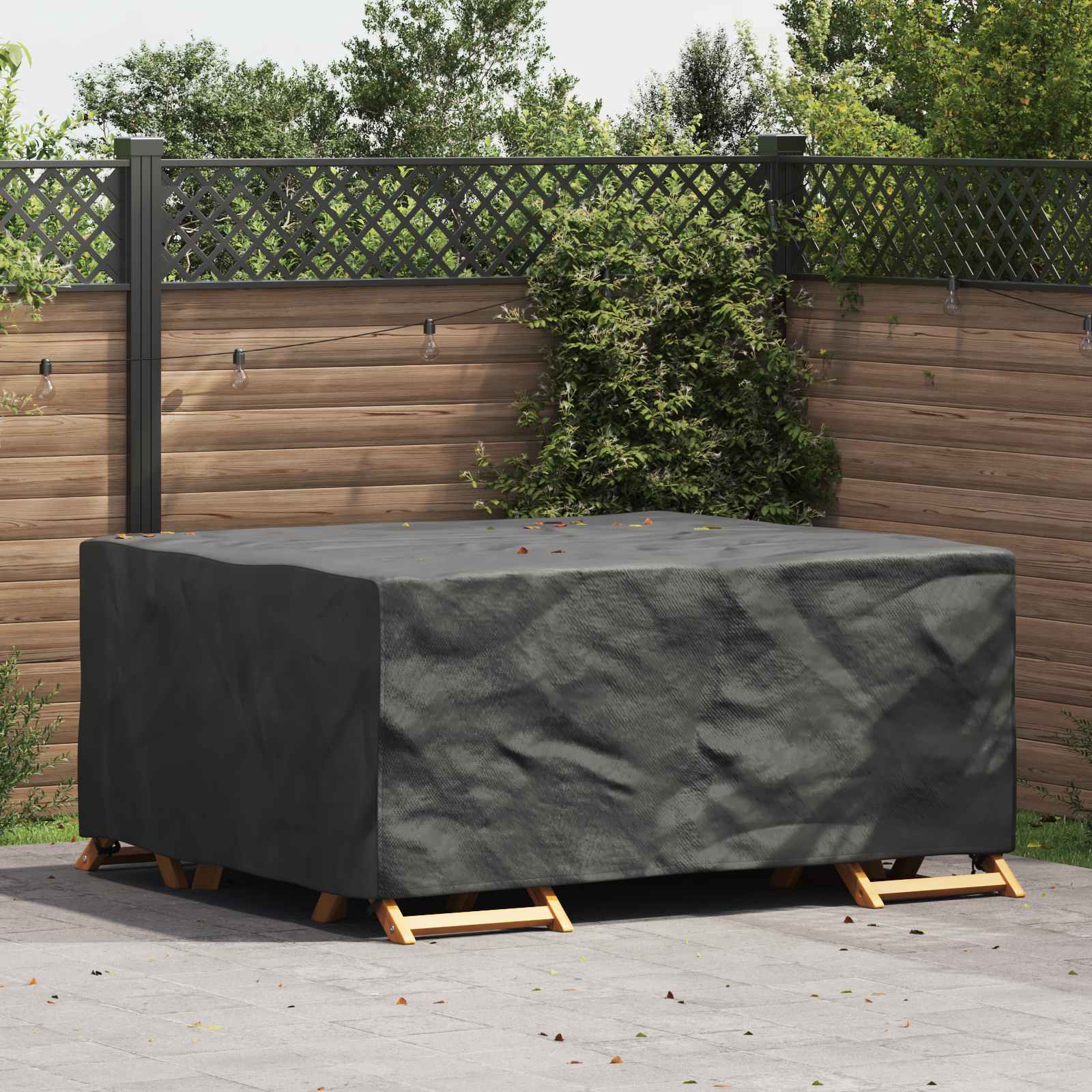 Meubelhoes Effen Zwart 200 x 150 x 85 cm 600D is nu te koop bij PeponiXL, paradijselijk wonen!