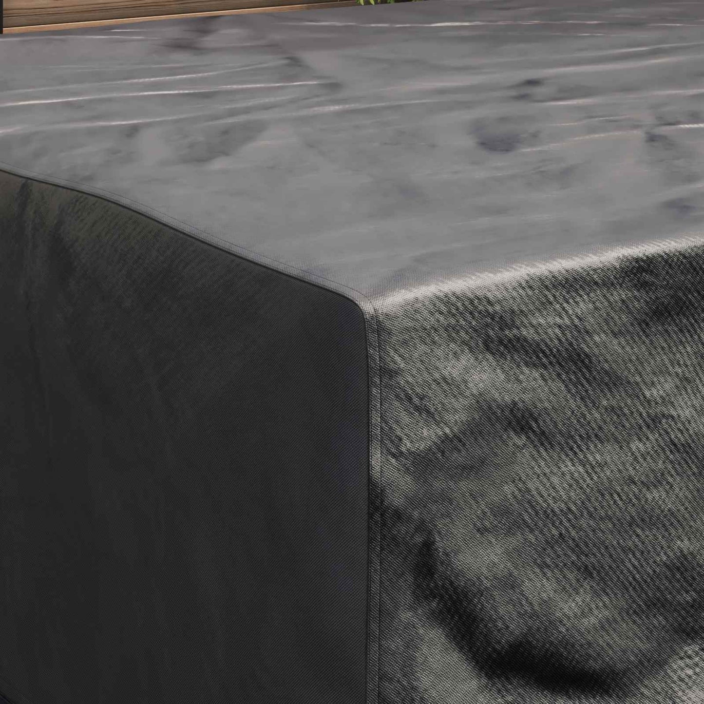 Meubelhoes Effen Zwart 210 x 200 x 70 cm 420D is nu te koop bij PeponiXL, paradijselijk wonen!