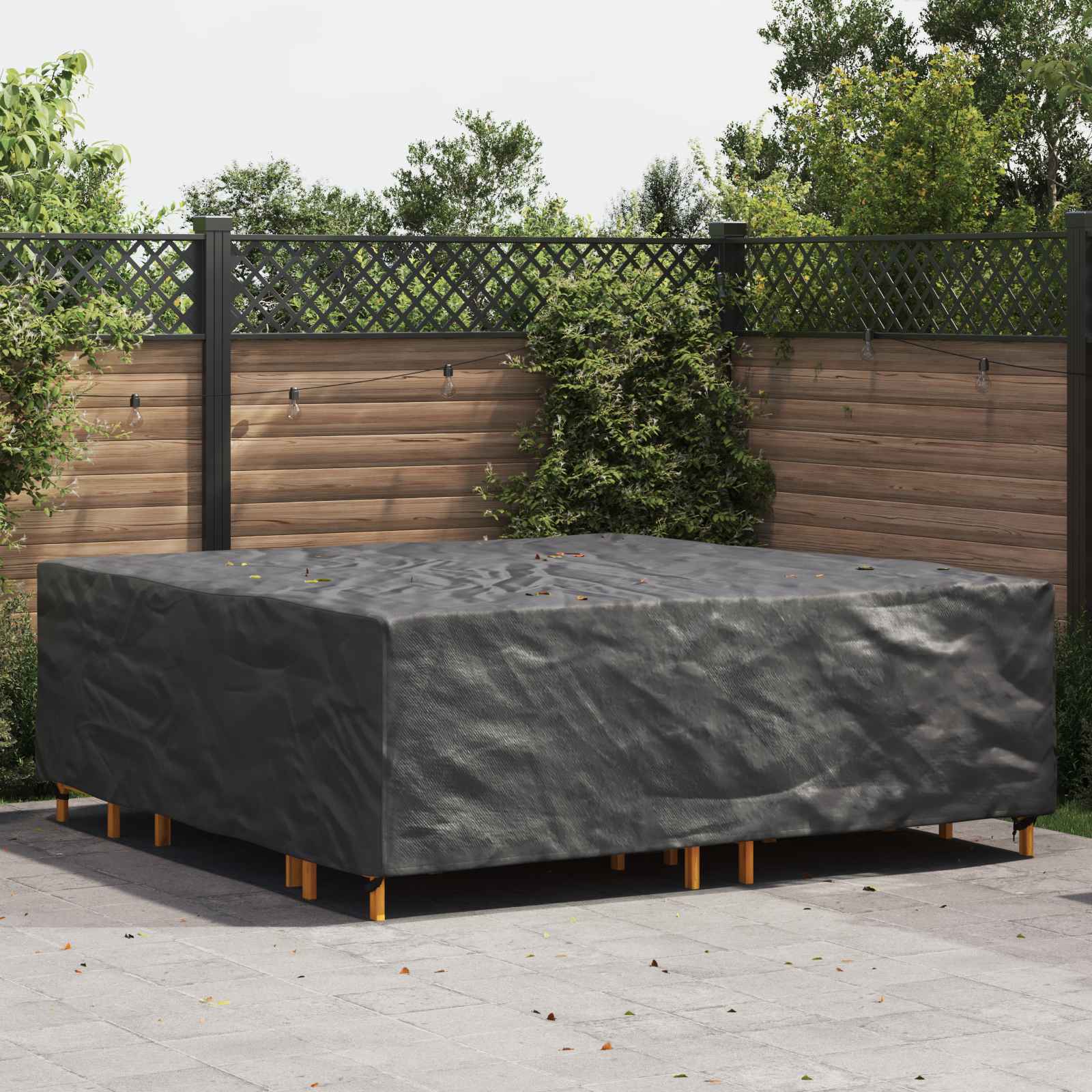 Meubelhoes Effen Zwart 220 x 220 x 70 cm 600D is nu te koop bij PeponiXL, paradijselijk wonen!