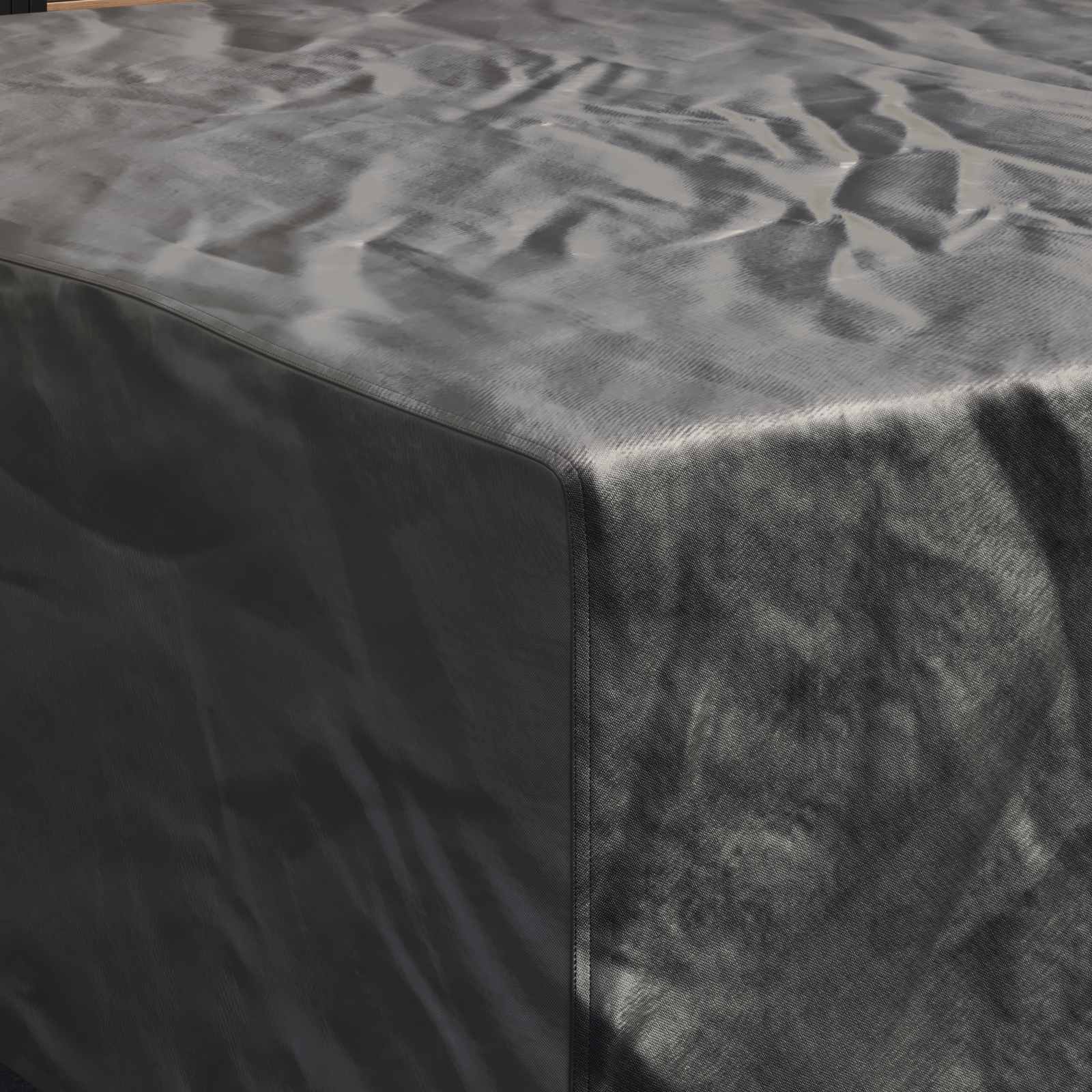 Meubelhoes Effen Zwart 235 x 235 x 70 cm 600D is nu te koop bij PeponiXL, paradijselijk wonen!