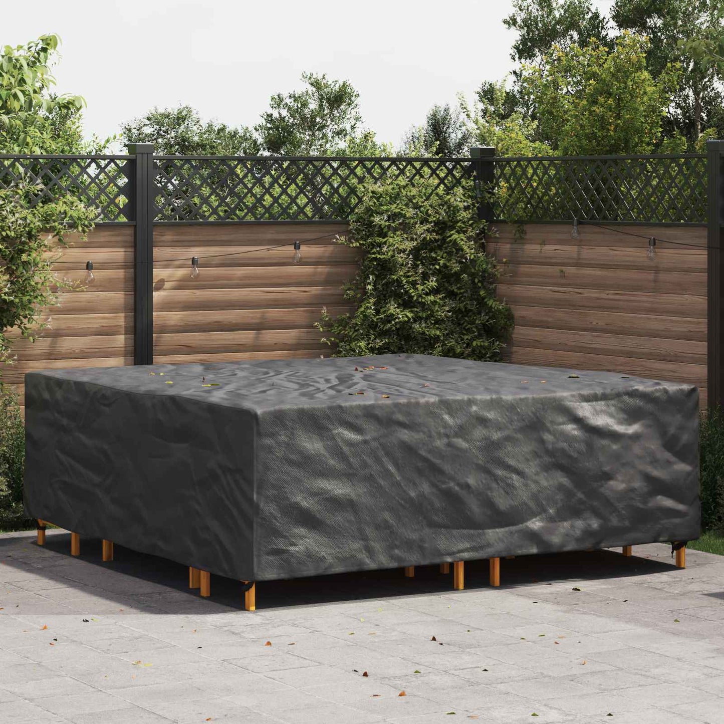 Meubelhoes Effen Zwart 235 x 235 x 70 cm 600D is nu te koop bij PeponiXL, paradijselijk wonen!
