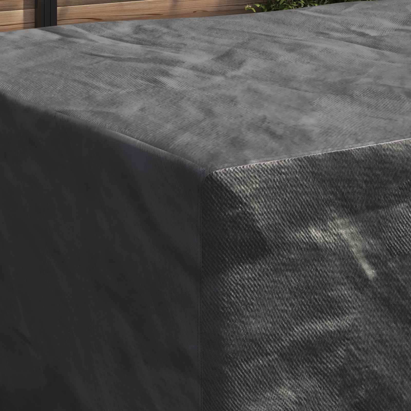 Meubelhoes Effen Zwart 240 x 160 x 100 cm 210D is nu te koop bij PeponiXL, paradijselijk wonen!