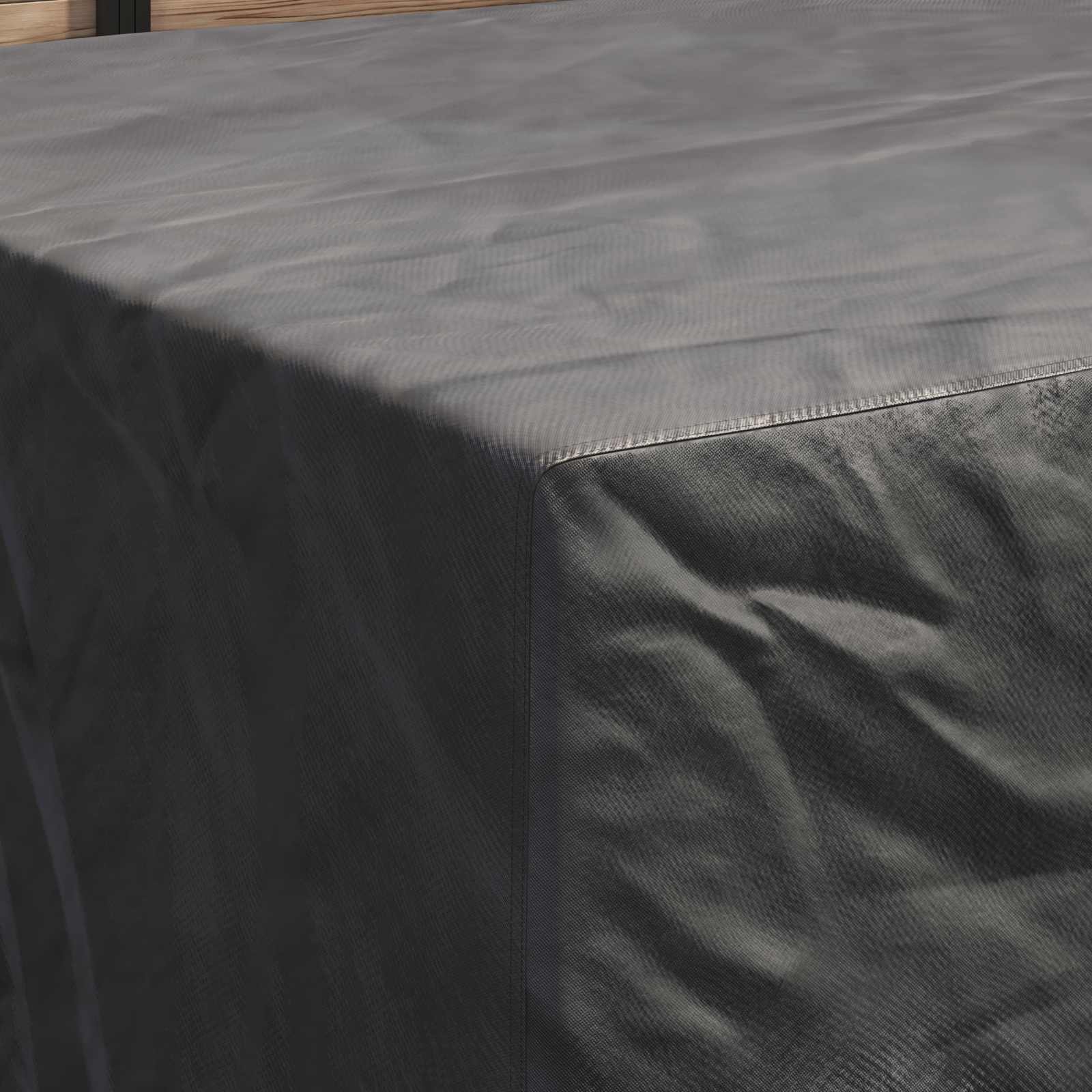 Meubelhoes Effen Zwart 250 x 210 x 70 cm 600D is nu te koop bij PeponiXL, paradijselijk wonen!