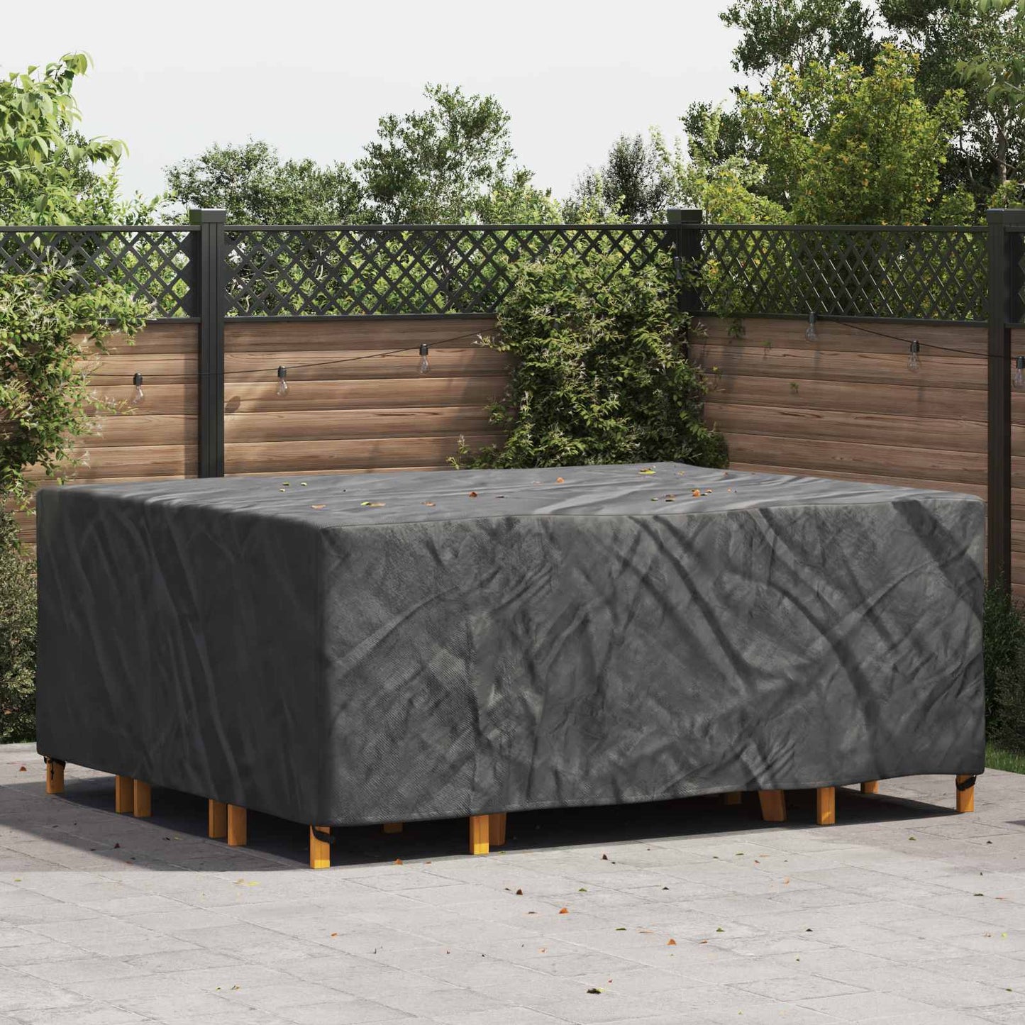 Meubelhoes Effen Zwart 250 x 210 x 90 cm 600D is nu te koop bij PeponiXL, paradijselijk wonen!