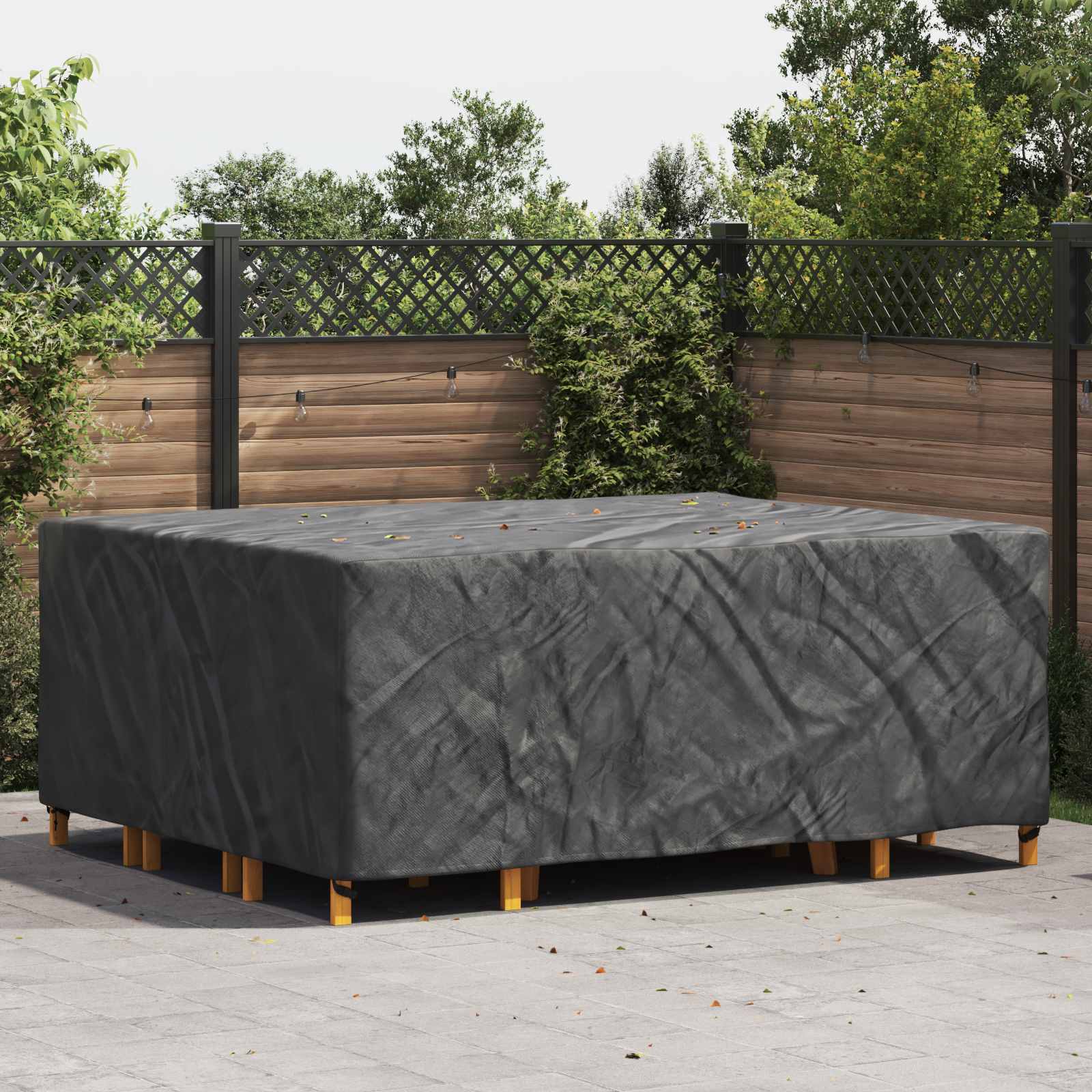 Meubelhoes Effen Zwart 250 x 210 x 90 cm 600D is nu te koop bij PeponiXL, paradijselijk wonen!