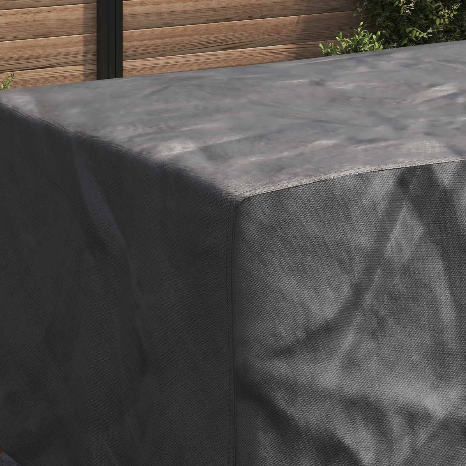 Meubelhoes Effen Zwart 270 x 110 x 70 cm 420D is nu te koop bij PeponiXL, paradijselijk wonen!