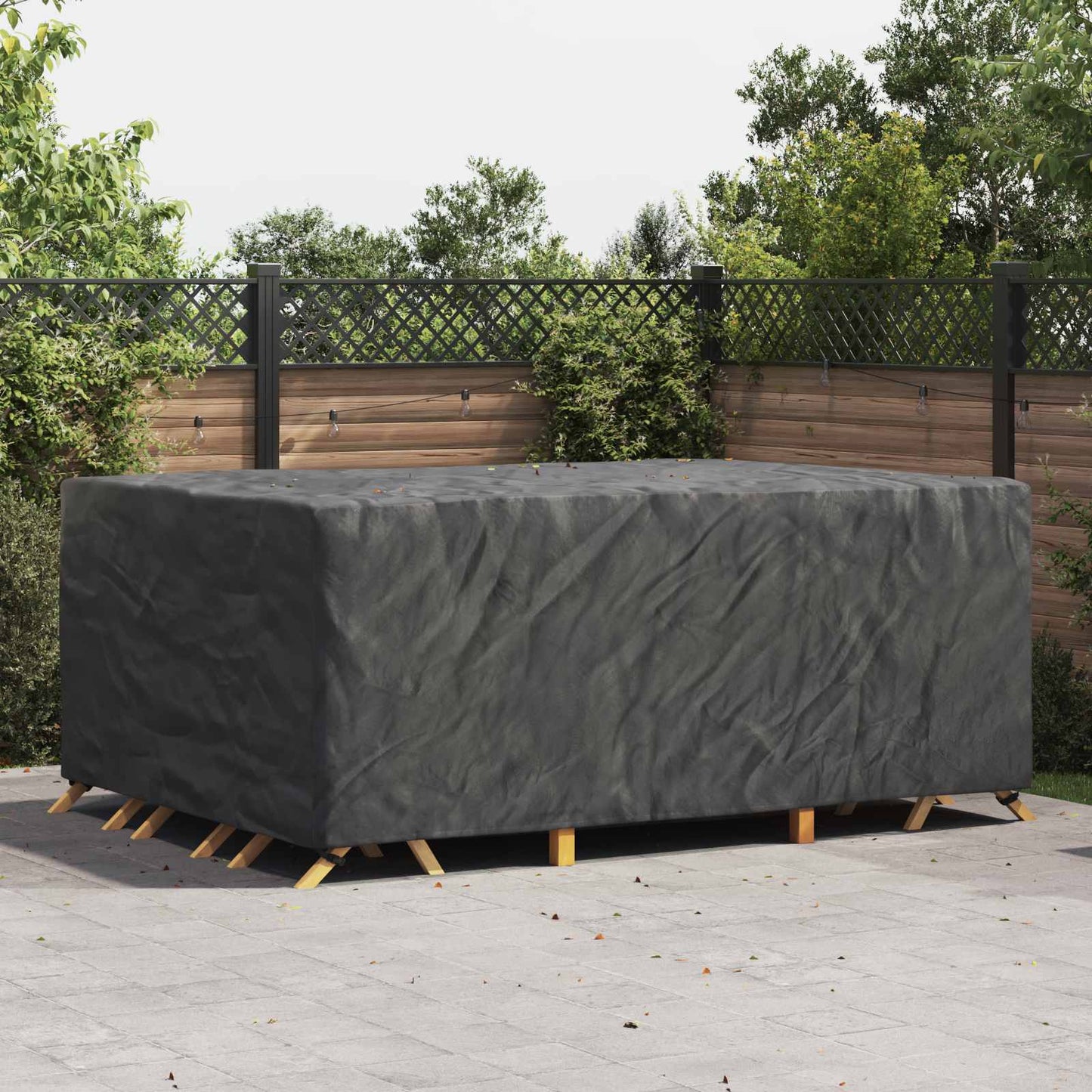 Meubelhoes Effen Zwart 270 x 180 x 90 cm 210D is nu te koop bij PeponiXL, paradijselijk wonen!