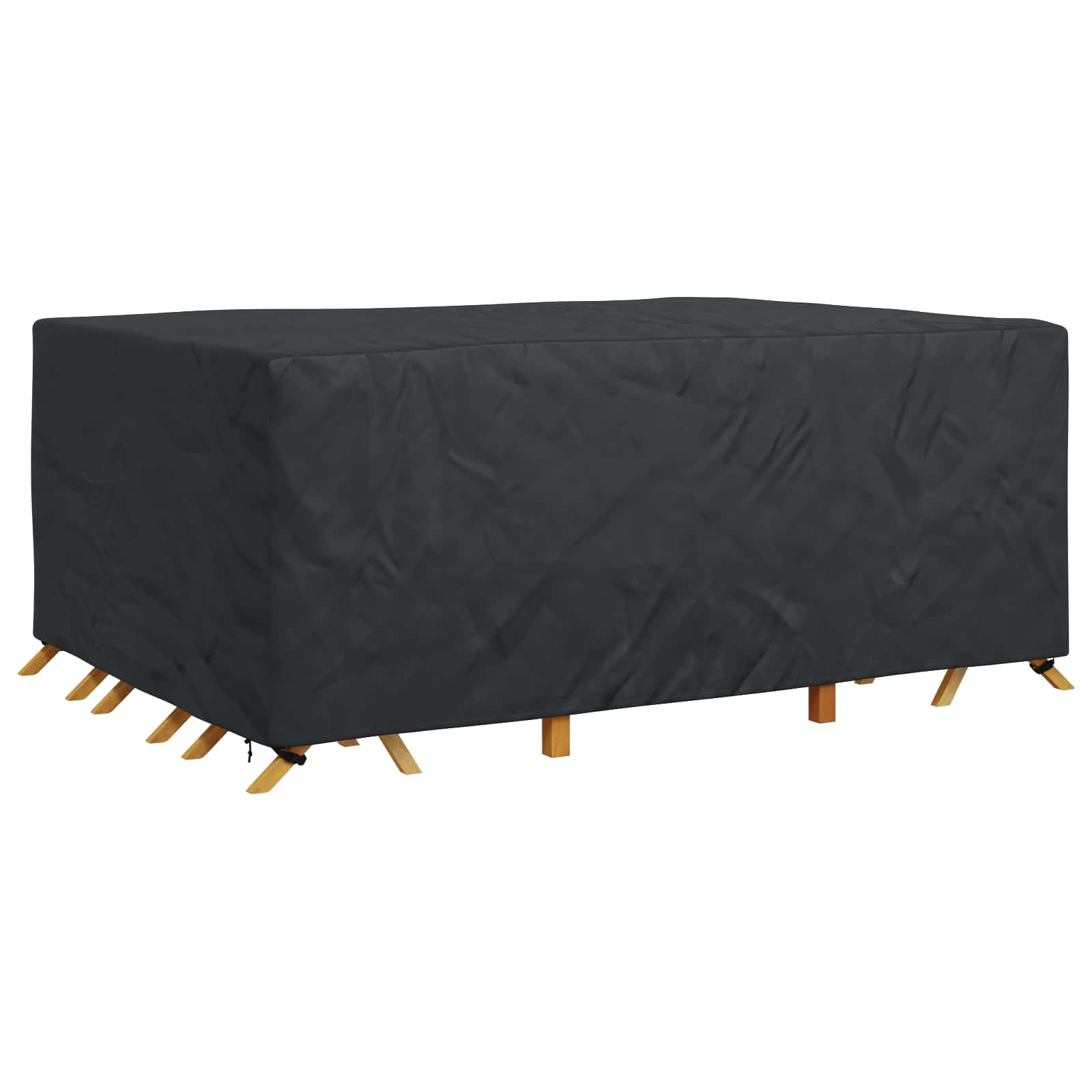 Meubelhoes Effen Zwart 270 x 180 x 90 cm 210D is nu te koop bij PeponiXL, paradijselijk wonen!
