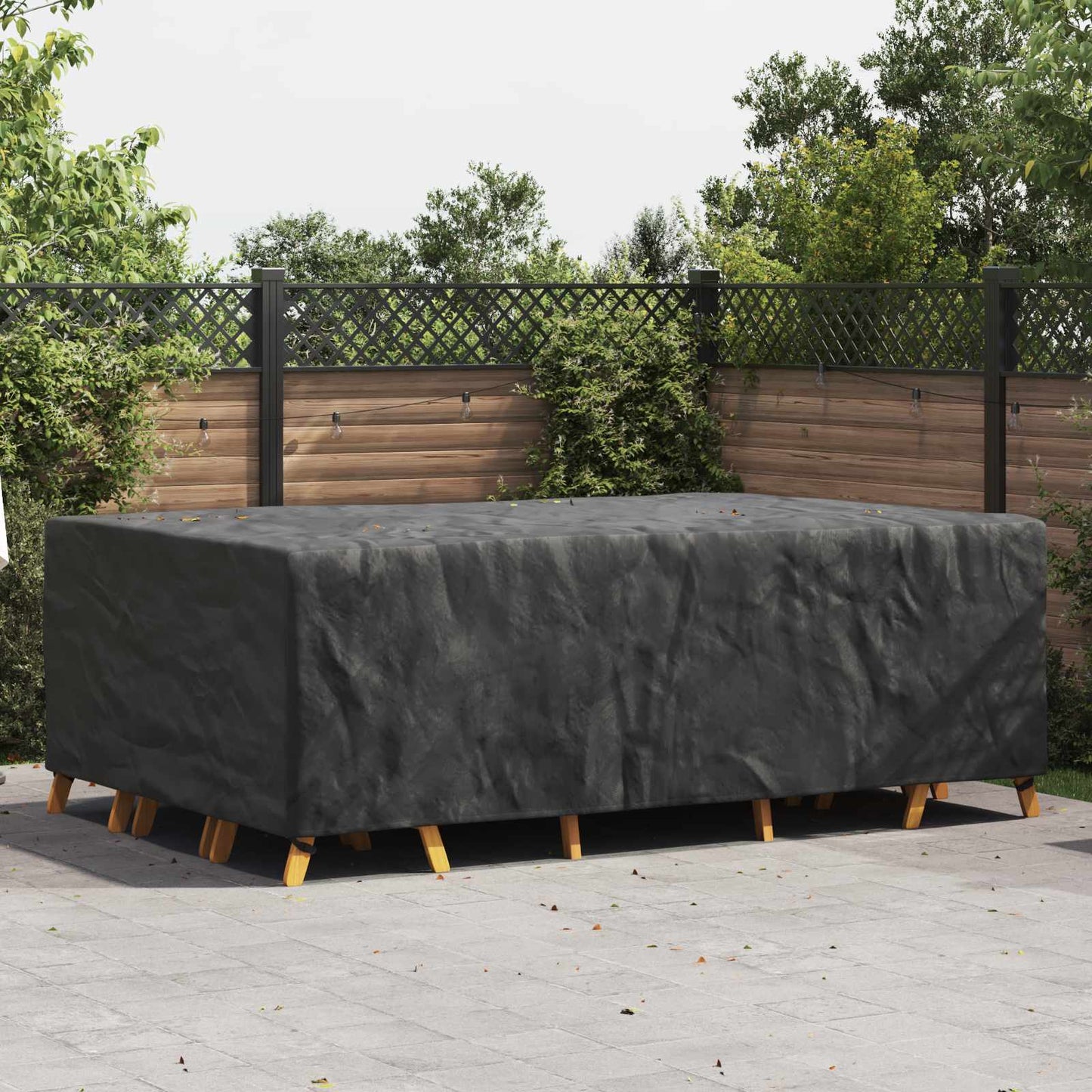 Meubelhoes Effen Zwart 300 x 200 x 90 cm 600D