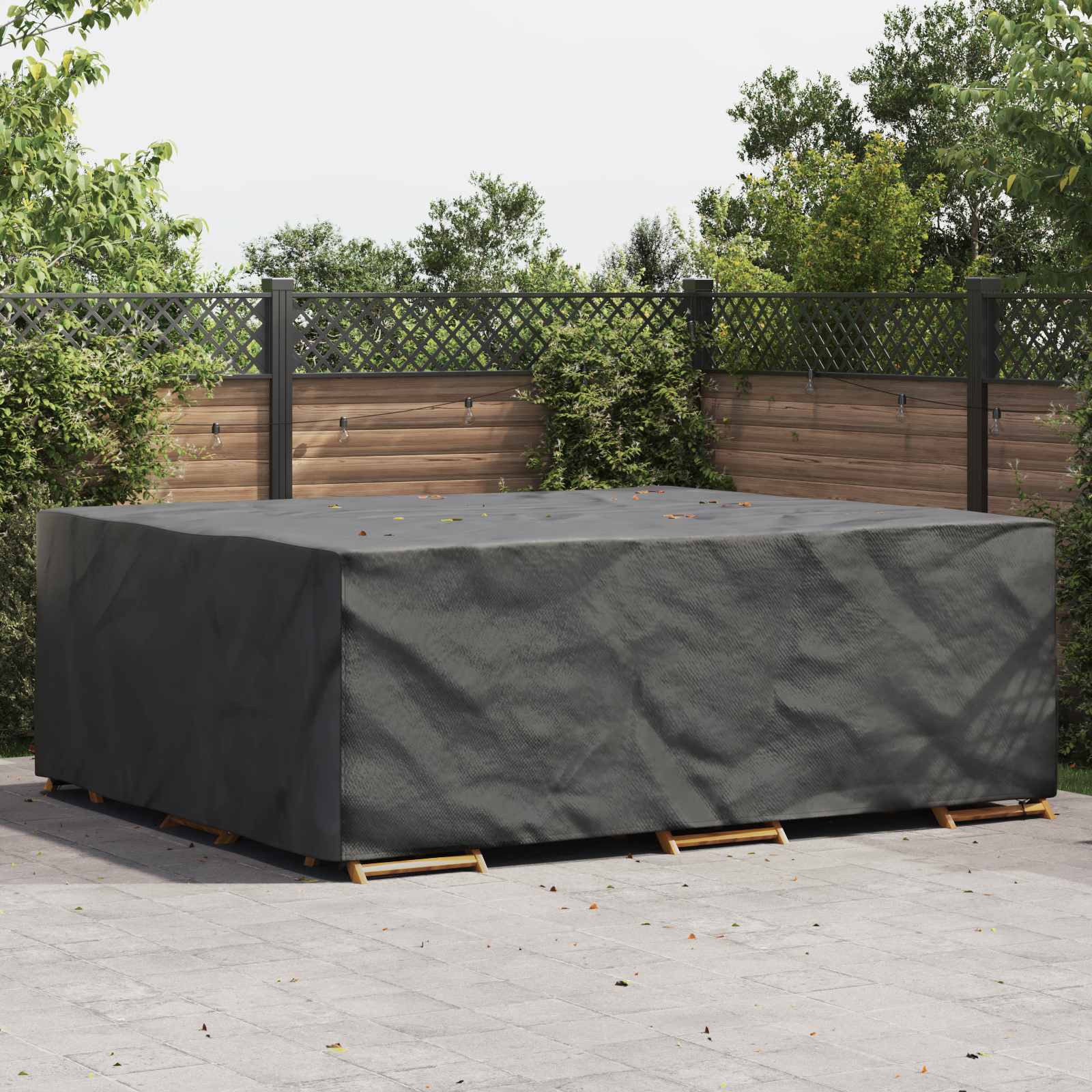 Meubelhoes Effen Zwart 300 x 250 x 100 cm 600D is nu te koop bij PeponiXL, paradijselijk wonen!