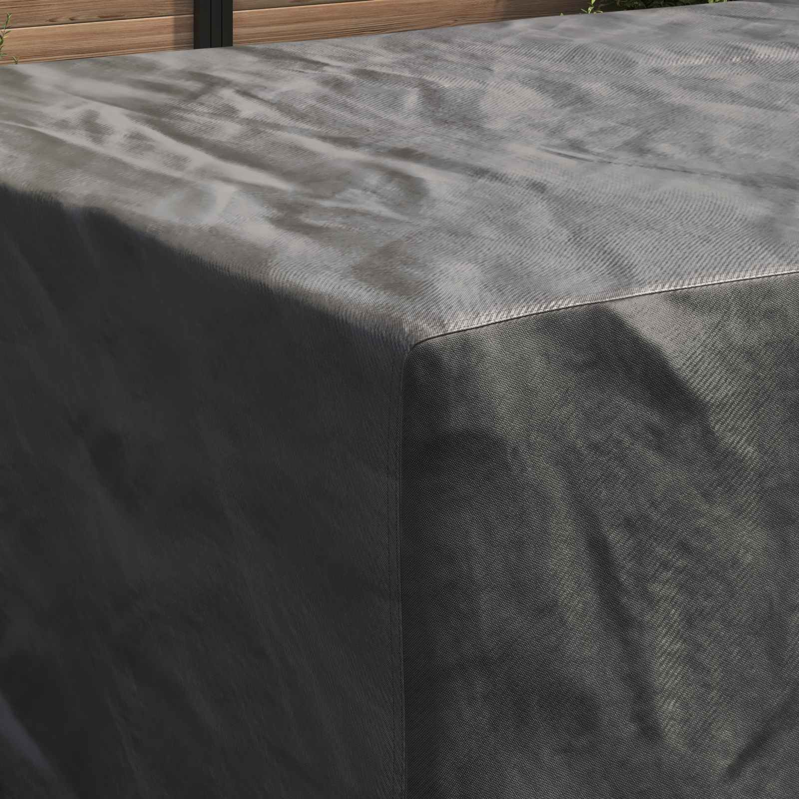 Meubelhoes Effen Zwart 305 x 190 x 85 cm 420D is nu te koop bij PeponiXL, paradijselijk wonen!