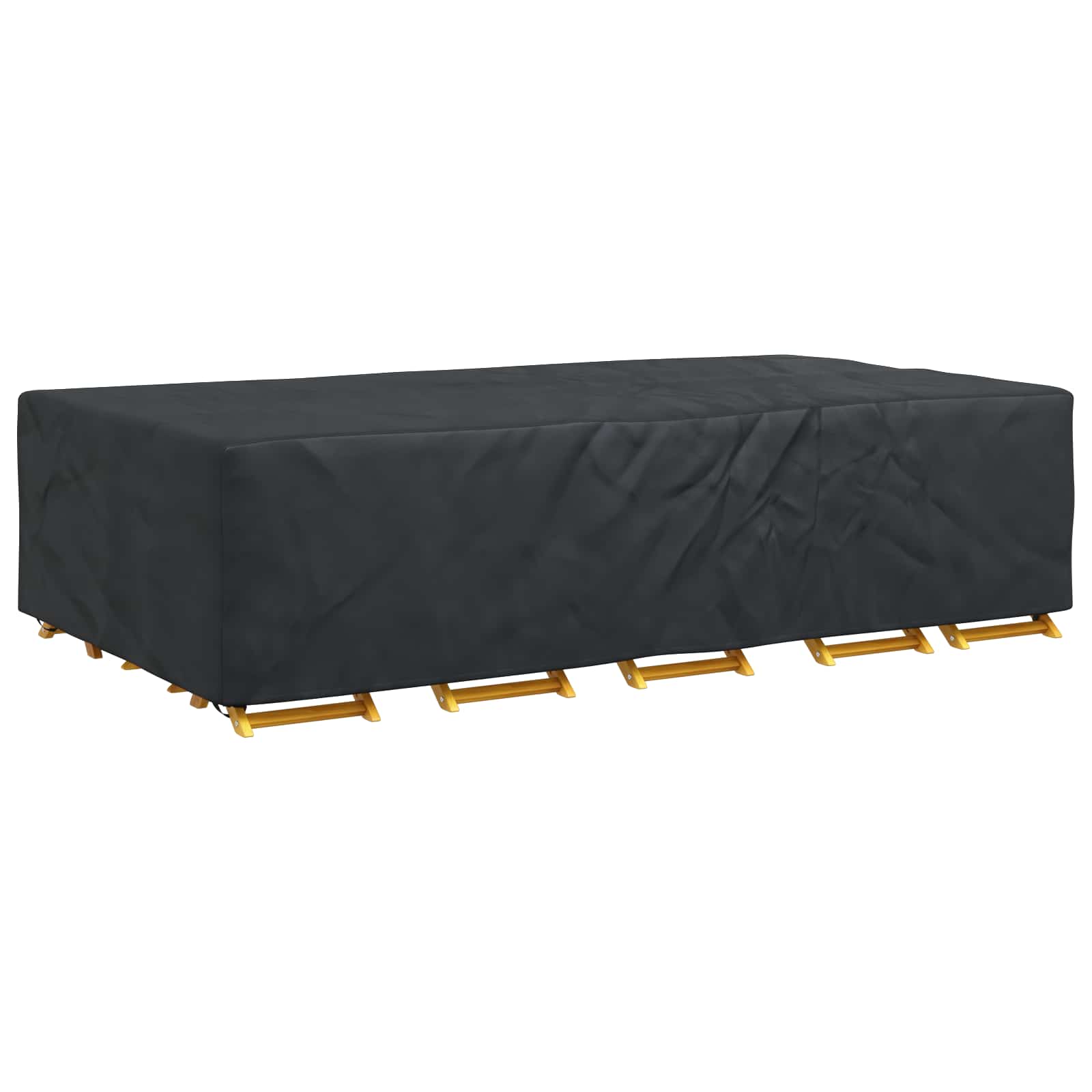 Meubelhoes Effen Zwart 305 x 190 x 85 cm 600D is nu te koop bij PeponiXL, paradijselijk wonen!