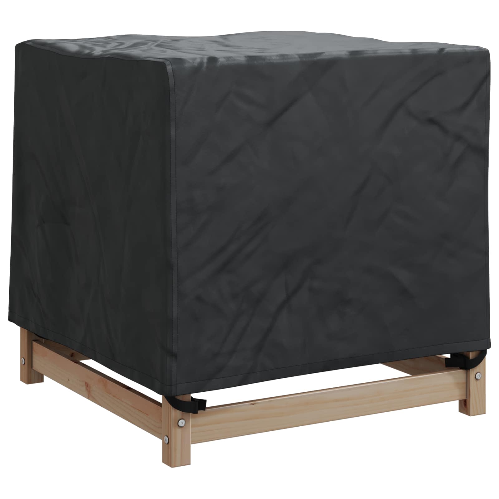 Meubelhoes Zwart 64 x 64 x 65 cm 210D Oxford Stof is nu te koop bij PeponiXL, paradijselijk wonen!
