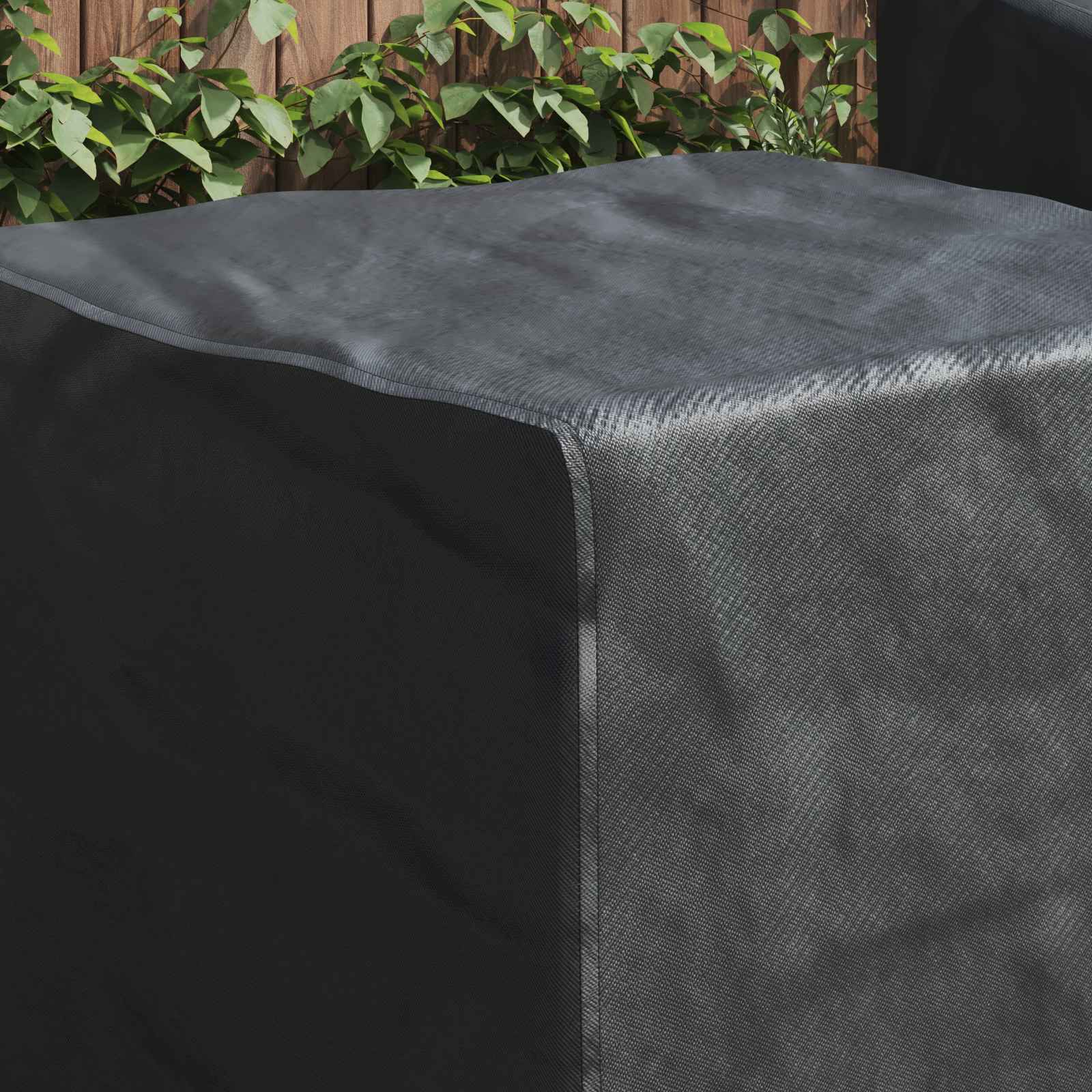 Meubelhoes Zwart 64 x 64 x 65 cm 420D Oxford Stof is nu te koop bij PeponiXL, paradijselijk wonen!