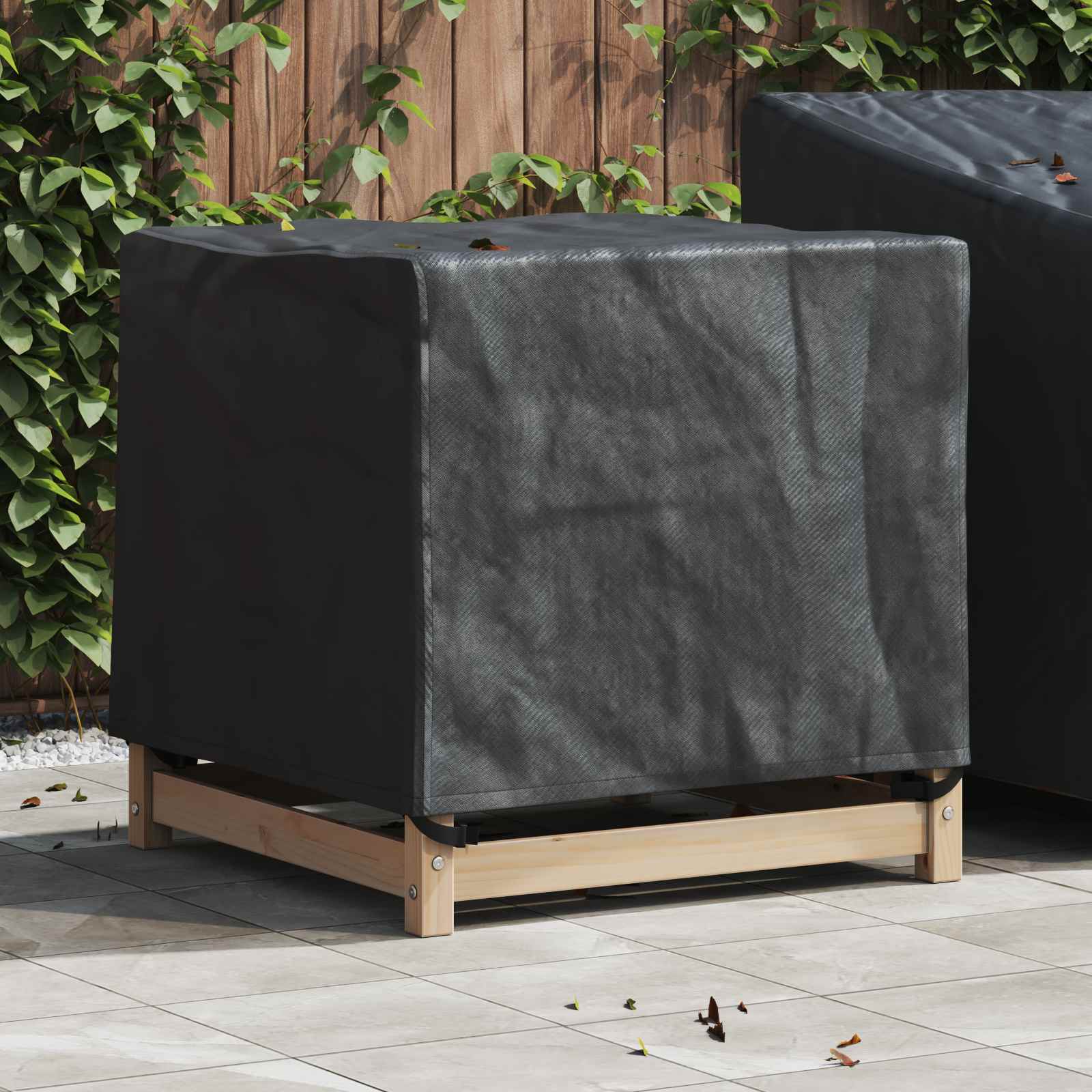 Meubelhoes Zwart 64 x 64 x 65 cm 420D Oxford Stof is nu te koop bij PeponiXL, paradijselijk wonen!