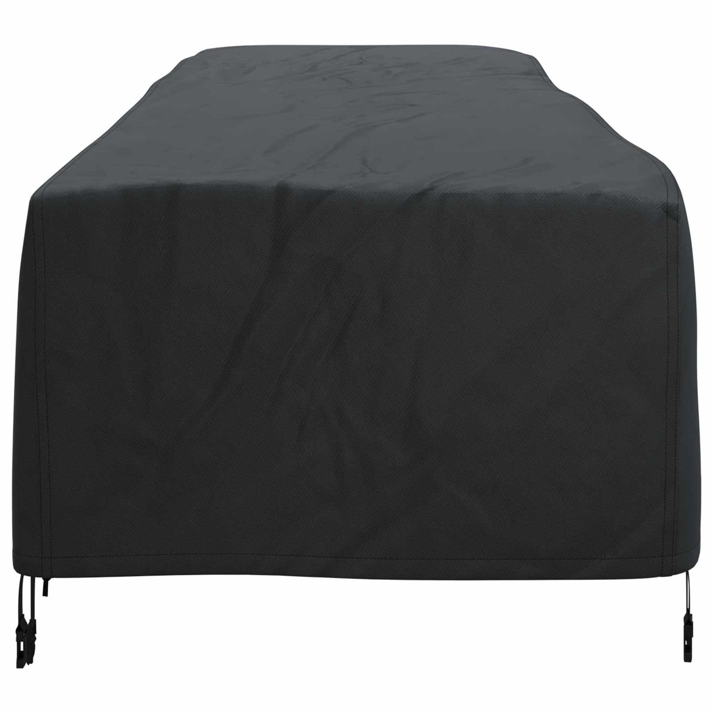 Lounger Hoes Effen Zwart 74 x 210 x 40 cm Stof is nu te koop bij PeponiXL, paradijselijk wonen!