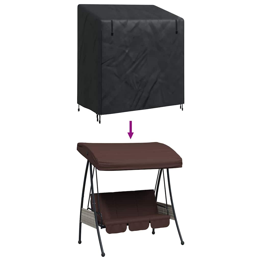 Hoes voor buitenschommel 155 x 95 x 165 cm 600D Oxford Stof is nu te koop bij PeponiXL, paradijselijk wonen!