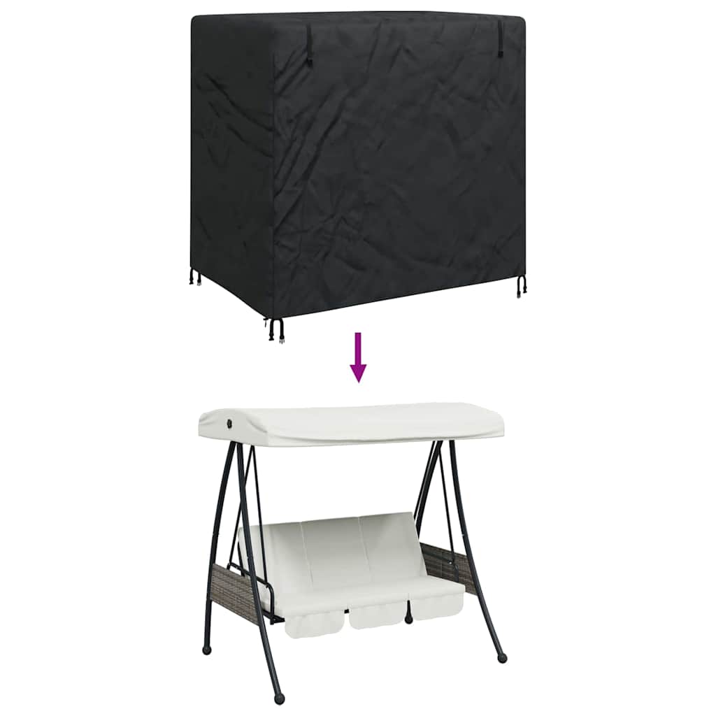 Hoes voor buitenschommel Zwart is nu te koop bij PeponiXL, paradijselijk wonen!