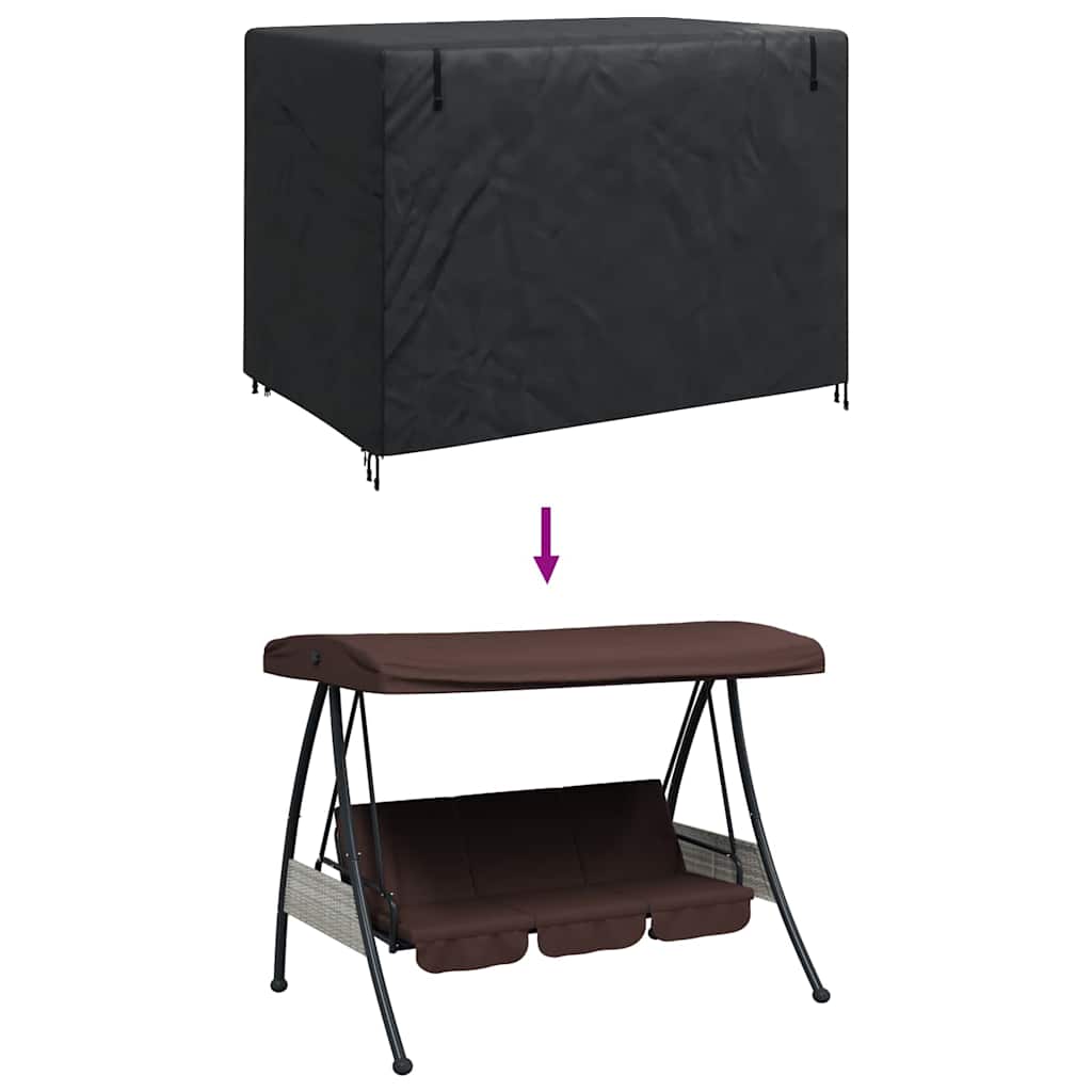 Hoes voor buitenschommel 220 x 135 x 170 cm 600D Oxford Stof is nu te koop bij PeponiXL, paradijselijk wonen!
