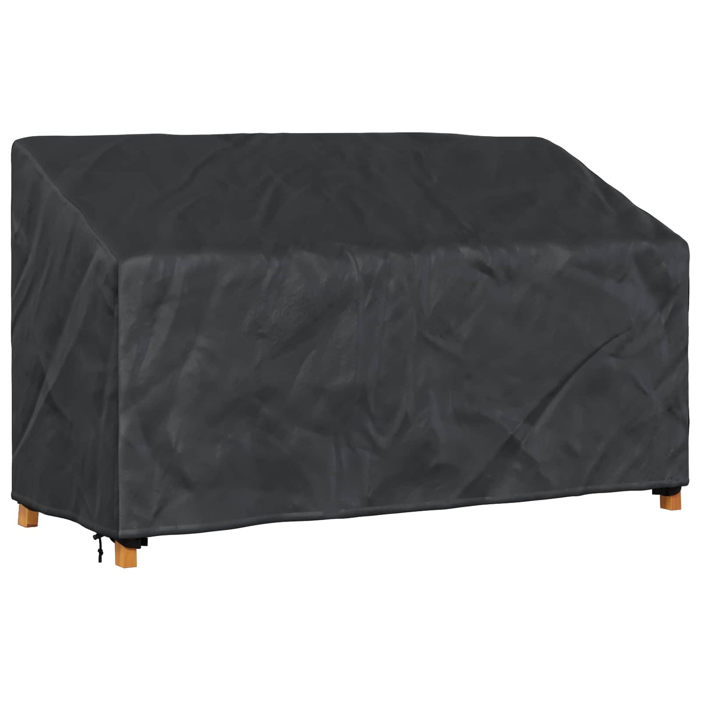 Tuinbankhoes Zwart 165 x 70 x 65 / 94 cm 210D Oxford Stof is nu te koop bij PeponiXL, paradijselijk wonen!