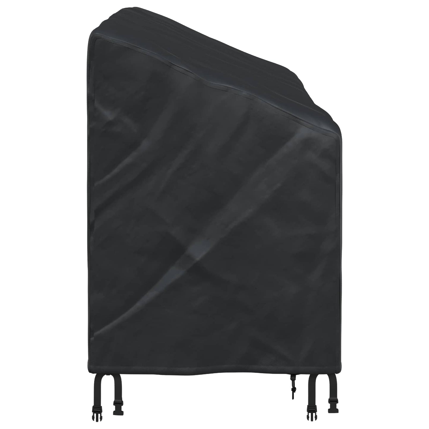 Tuinbankhoes Zwart 165 x 70 x 65 / 94 cm 210D Oxford Stof is nu te koop bij PeponiXL, paradijselijk wonen!