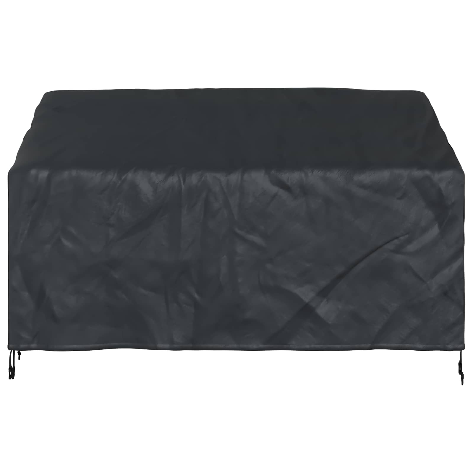 Tuinbankhoes Zwart 165 x 70 x 65 / 94 cm 420D Oxford Stof is nu te koop bij PeponiXL, paradijselijk wonen!