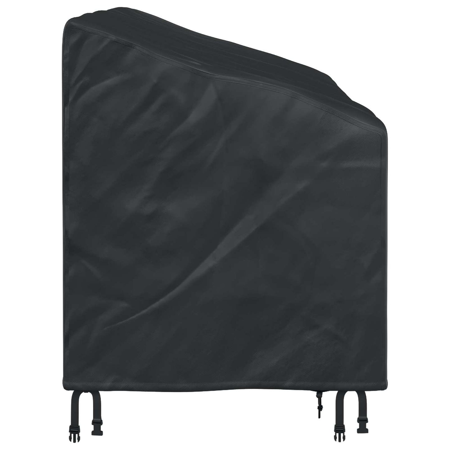 Tuinbankhoes Zwart 205 x 85 x 65 / 94 cm 600D Oxford Stof is nu te koop bij PeponiXL, paradijselijk wonen!