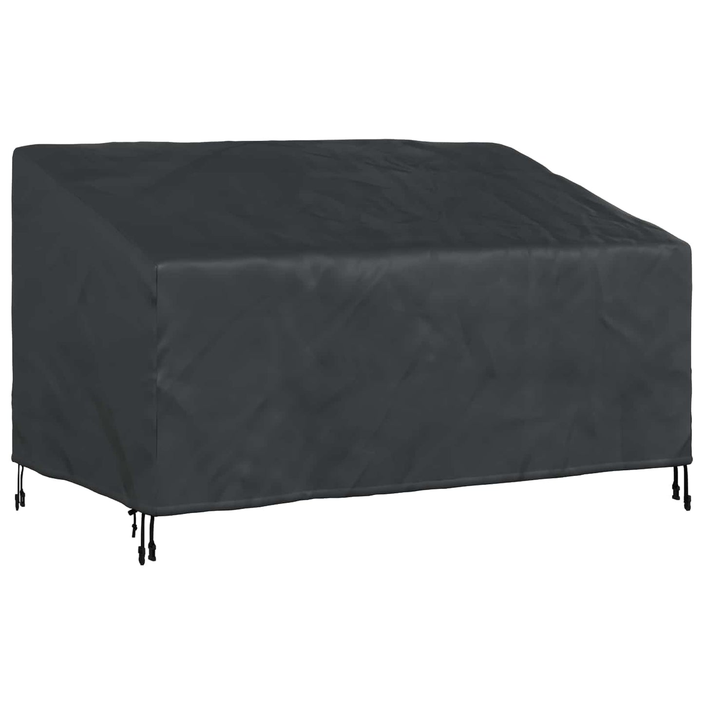 Tuinbankhoes Zwart 160 x 100 x 61 / 89 cm 210D Oxford Stof is nu te koop bij PeponiXL, paradijselijk wonen!