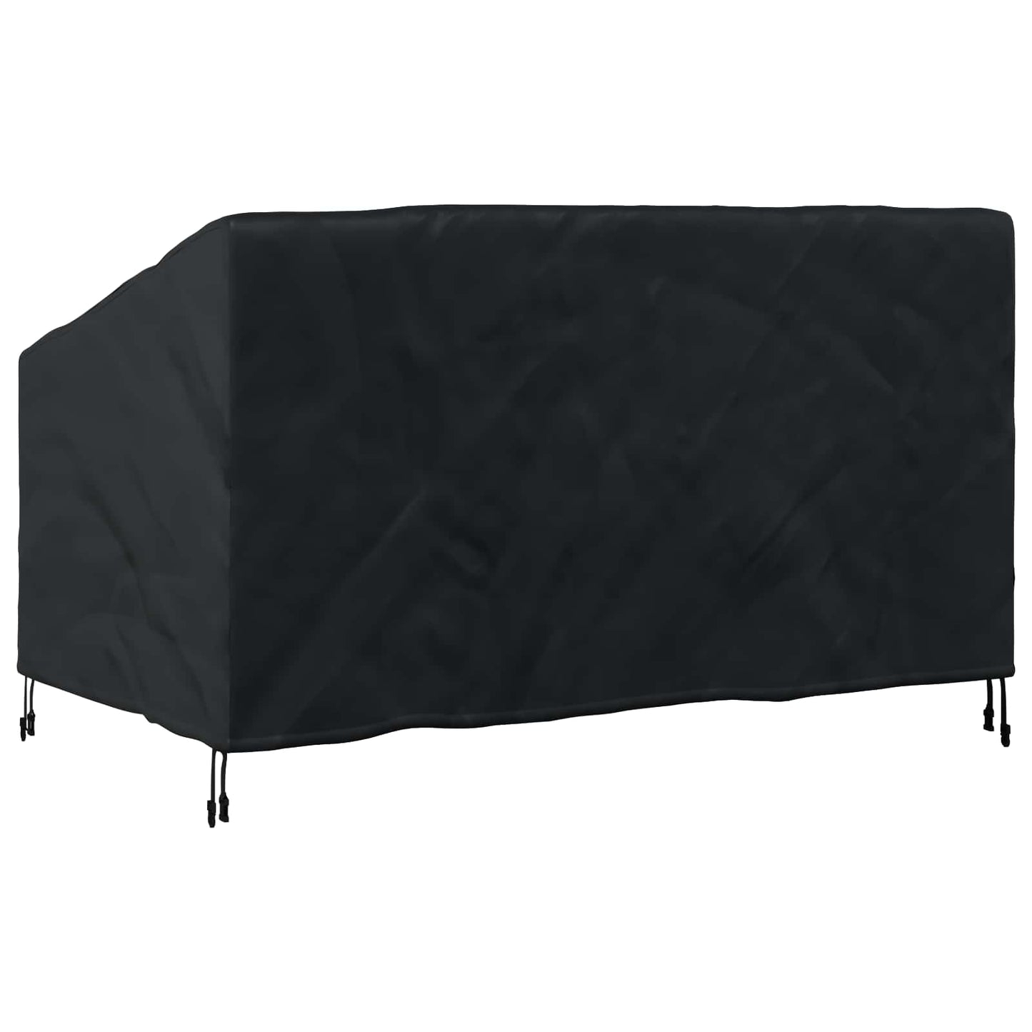 Tuinbankhoes Zwart 160 x 100 x 61 / 89 cm 210D Oxford Stof is nu te koop bij PeponiXL, paradijselijk wonen!