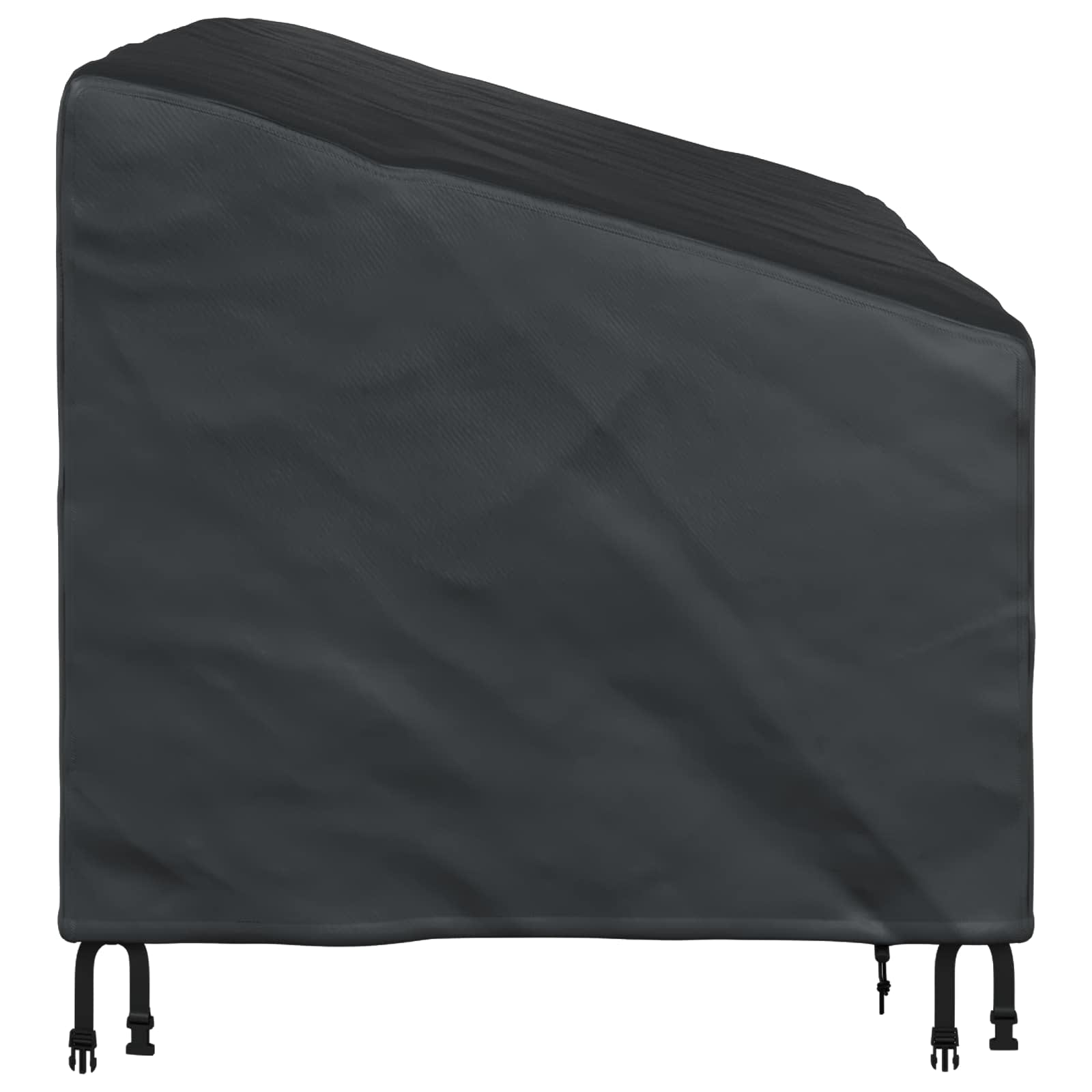 Tuinbankhoes Zwart 160 x 100 x 61 / 89 cm 210D Oxford Stof is nu te koop bij PeponiXL, paradijselijk wonen!