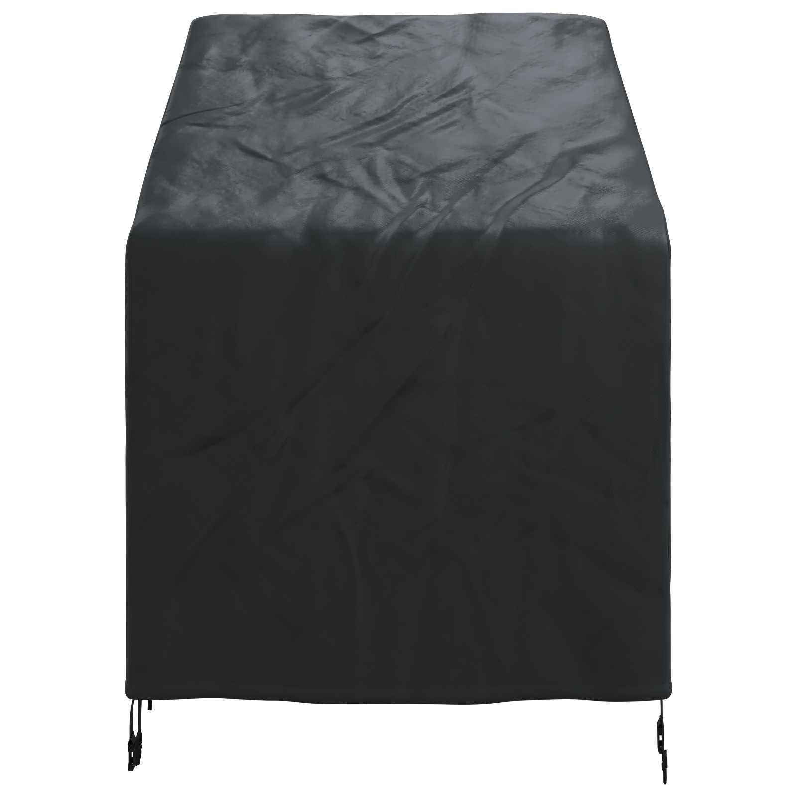 Tuinstoelhoes Zwart 75 x 78 x 65 / 100 cm 600D Oxford Stof is nu te koop bij PeponiXL, paradijselijk wonen!