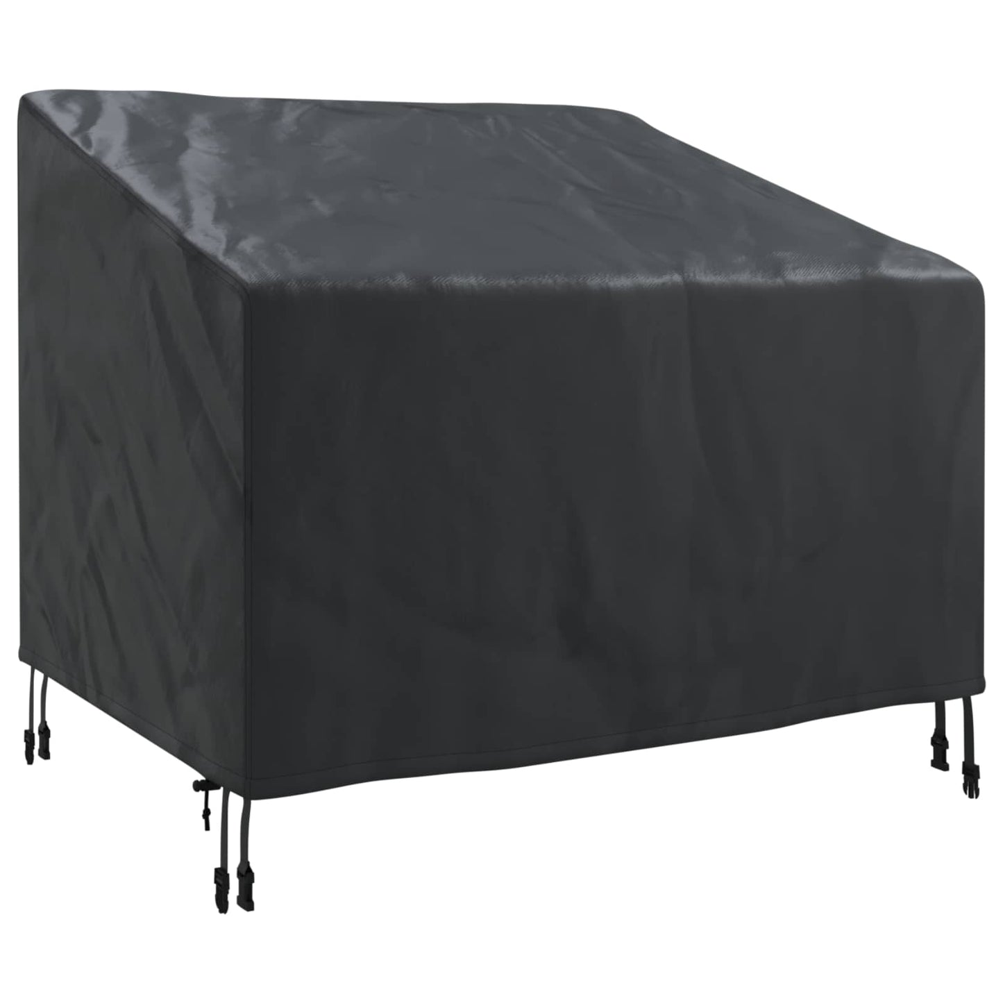 Tuinstoelhoes Zwart 96 x 79 x 74 cm 600D Oxford Stof is nu te koop bij PeponiXL, paradijselijk wonen!