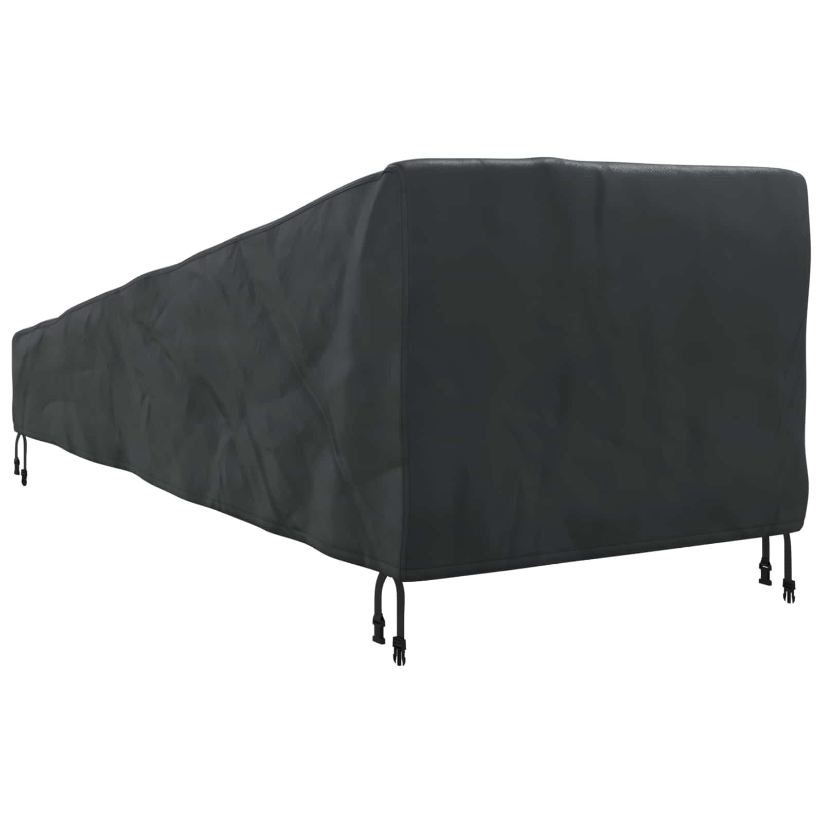 Tuinmeubelhoes Zwart 210 x 80 x 75 cm 600D Oxford Stof is nu te koop bij PeponiXL, paradijselijk wonen!