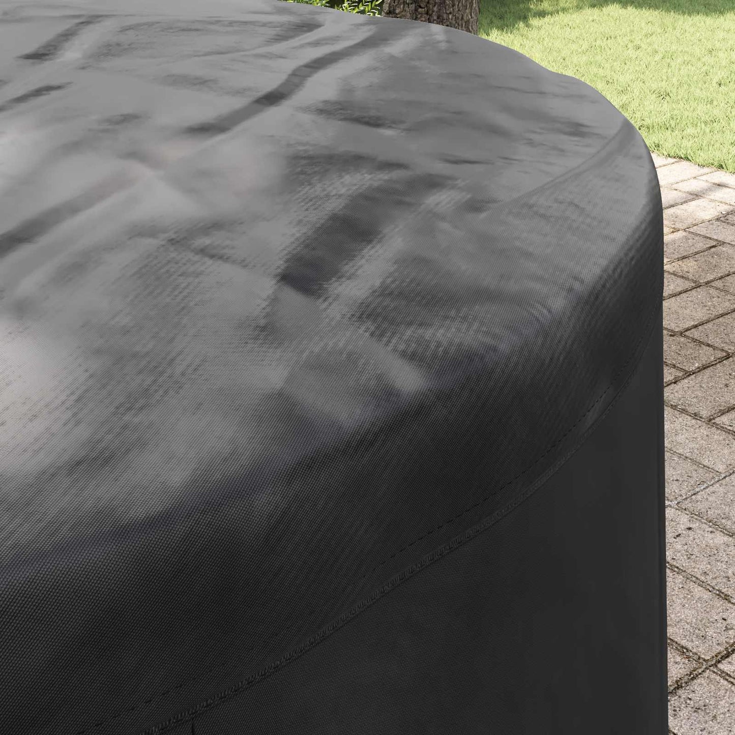 Meubelhoes Zwart 128 x 128 x 71 cm 210D Oxford Stof is nu te koop bij PeponiXL, paradijselijk wonen!