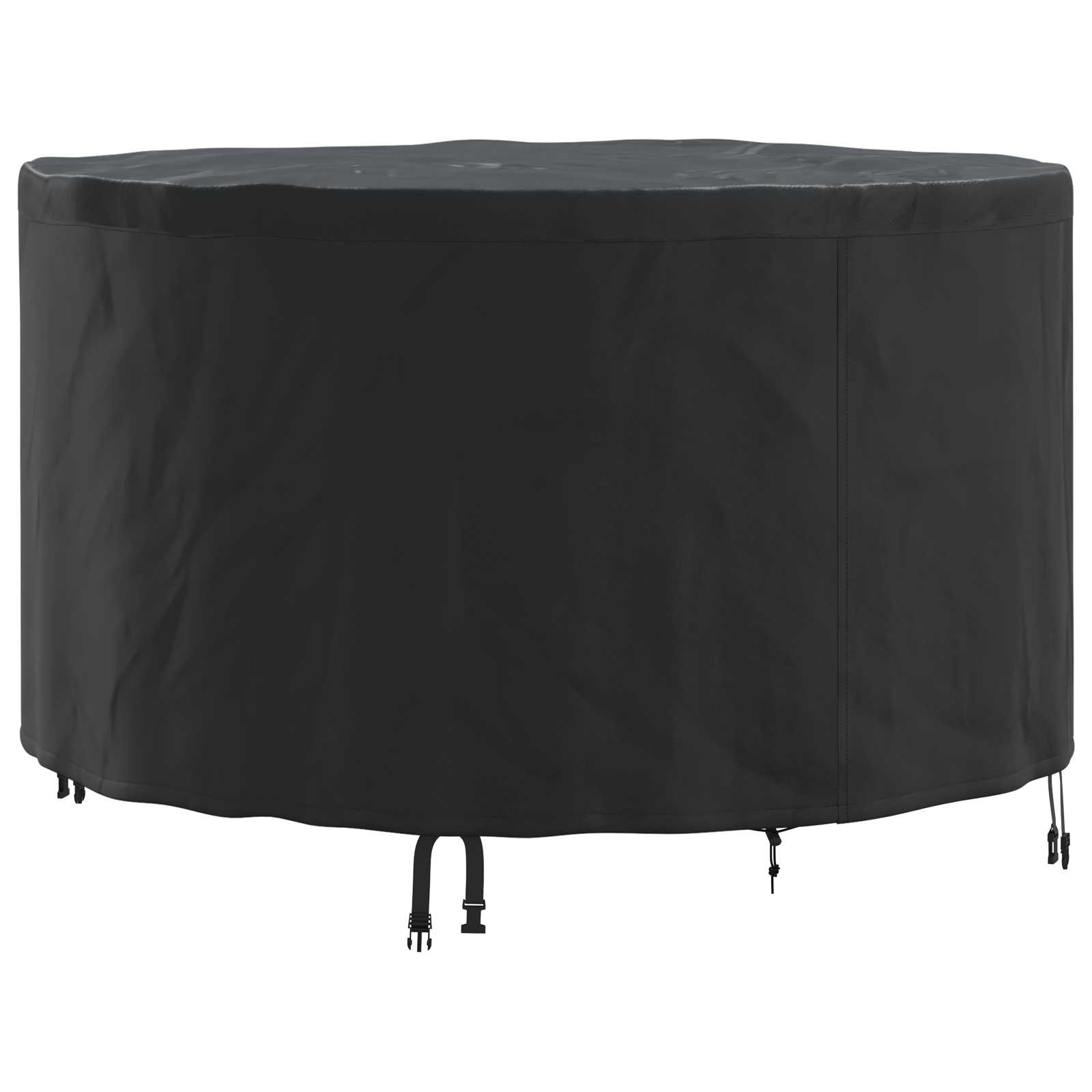 Meubelhoes Zwart 128 x 128 x 71 cm 210D Oxford Stof is nu te koop bij PeponiXL, paradijselijk wonen!