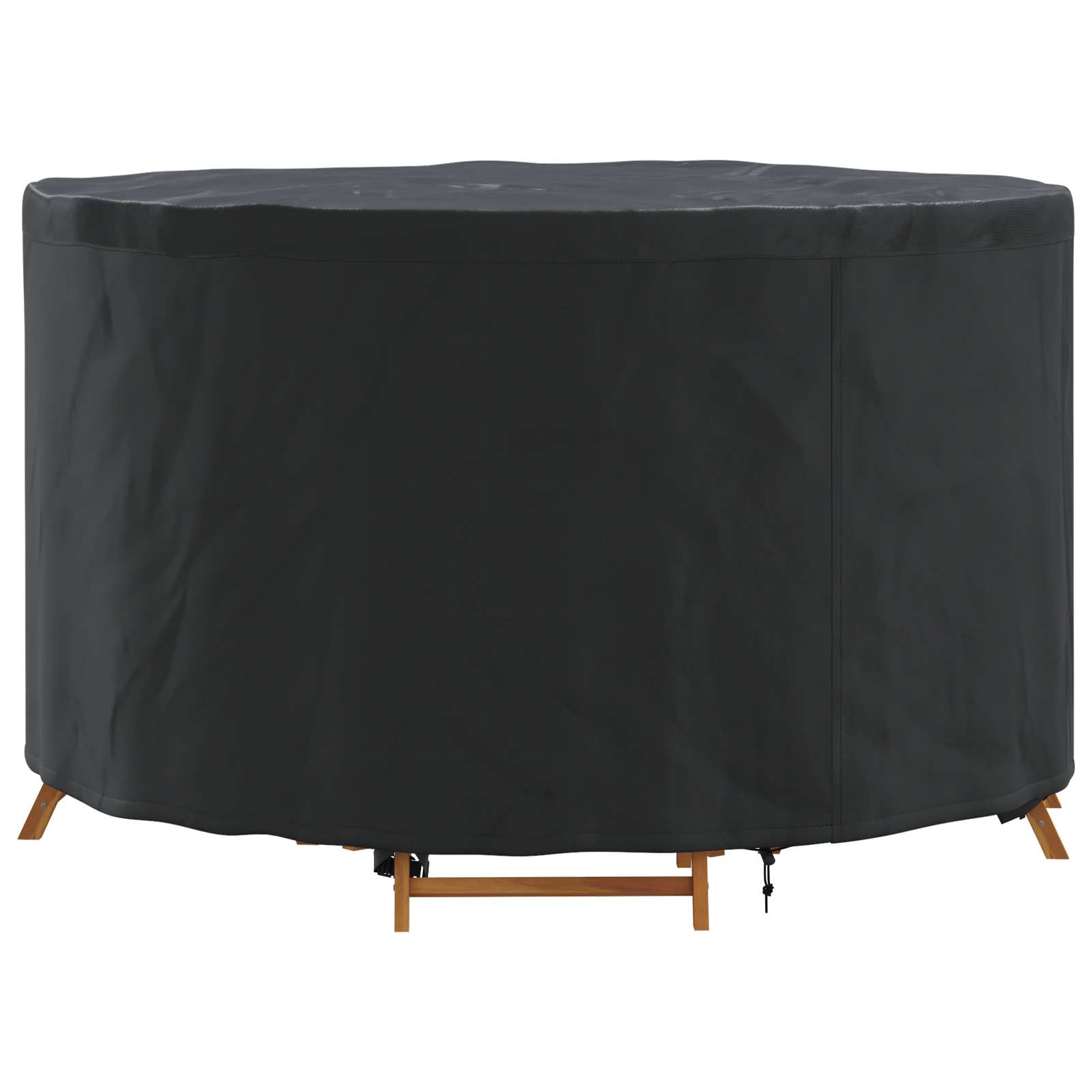 Meubelhoes Zwart 128 x 128 x 71 cm 210D Oxford Stof is nu te koop bij PeponiXL, paradijselijk wonen!