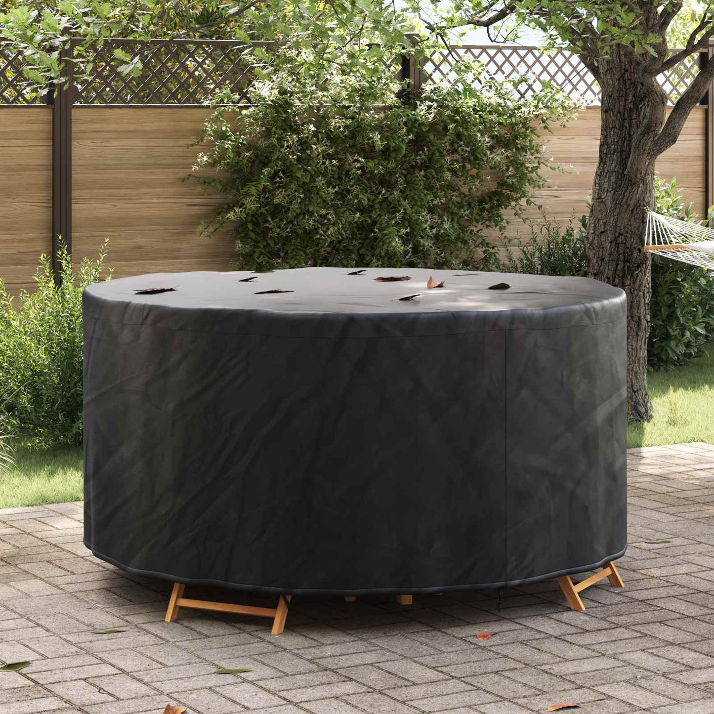 Meubelhoes Zwart 182 x 182 x 85 cm 210D Oxford Stof is nu te koop bij PeponiXL, paradijselijk wonen!