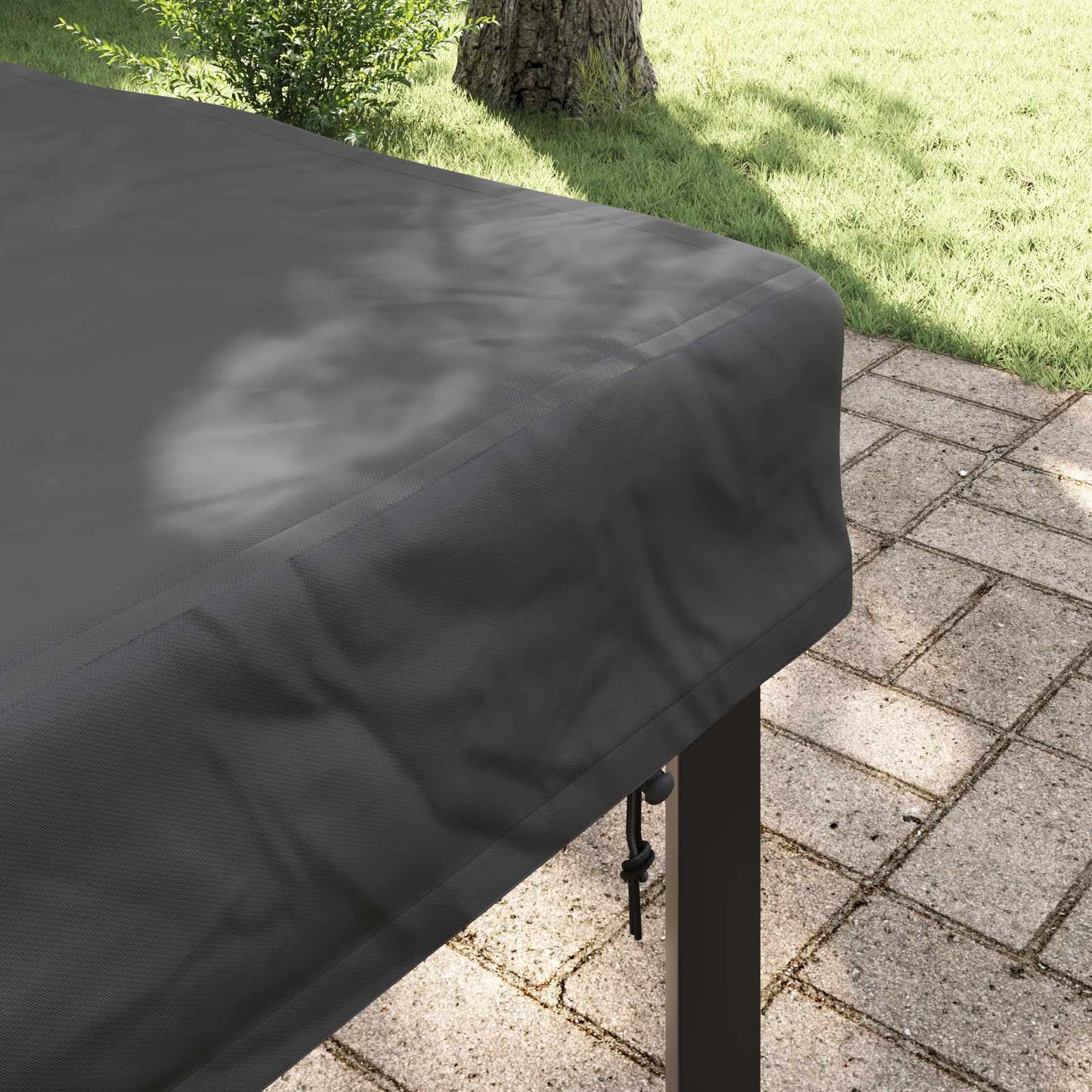 Tafel Dek Effen Zwart 72 x 72 x 15 cm Stof is nu te koop bij PeponiXL, paradijselijk wonen!