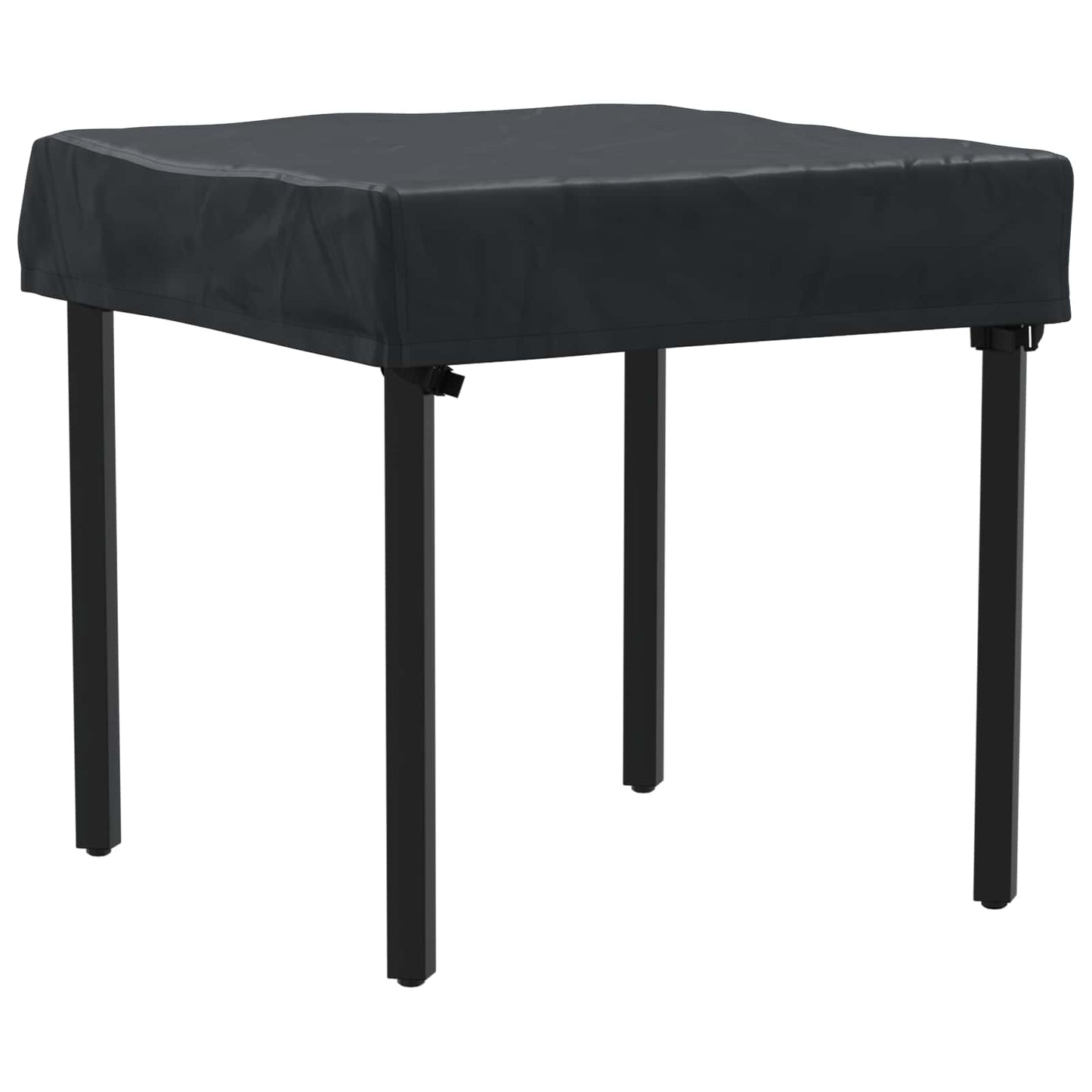Tafel Dek Effen Zwart 72 x 72 x 15 cm Stof is nu te koop bij PeponiXL, paradijselijk wonen!
