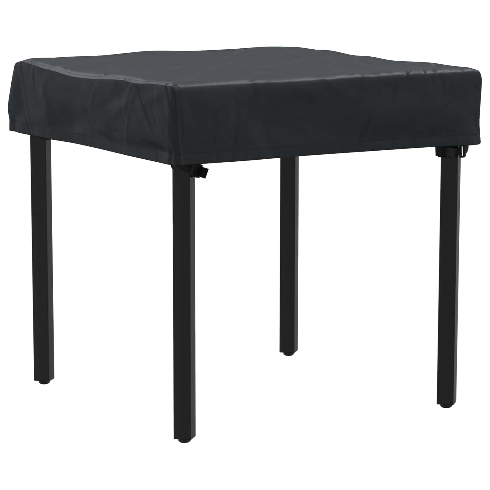 Tafel Dek Effen Zwart 72 x 72 x 15 cm Stof is nu te koop bij PeponiXL, paradijselijk wonen!