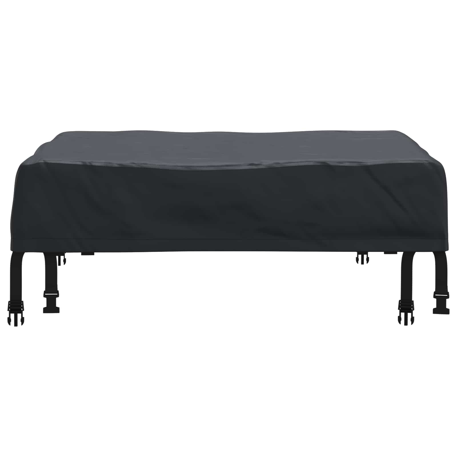 Tafel Dek Effen Zwart 82 x 82 x 15 cm Stof is nu te koop bij PeponiXL, paradijselijk wonen!