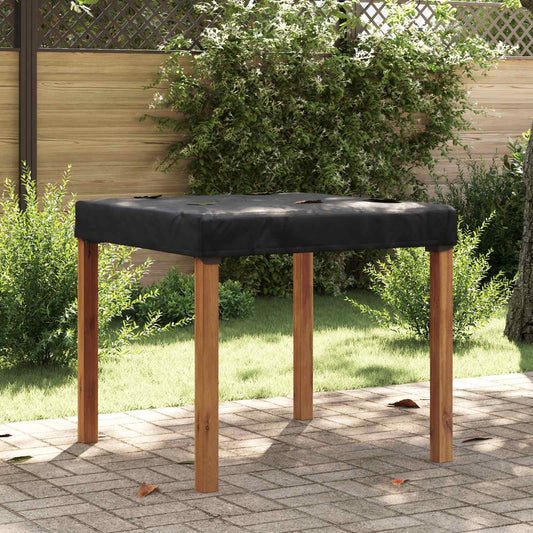 Tafel Dek Effen Zwart 102 x 102 x 15 cm Stof is nu te koop bij PeponiXL, paradijselijk wonen!