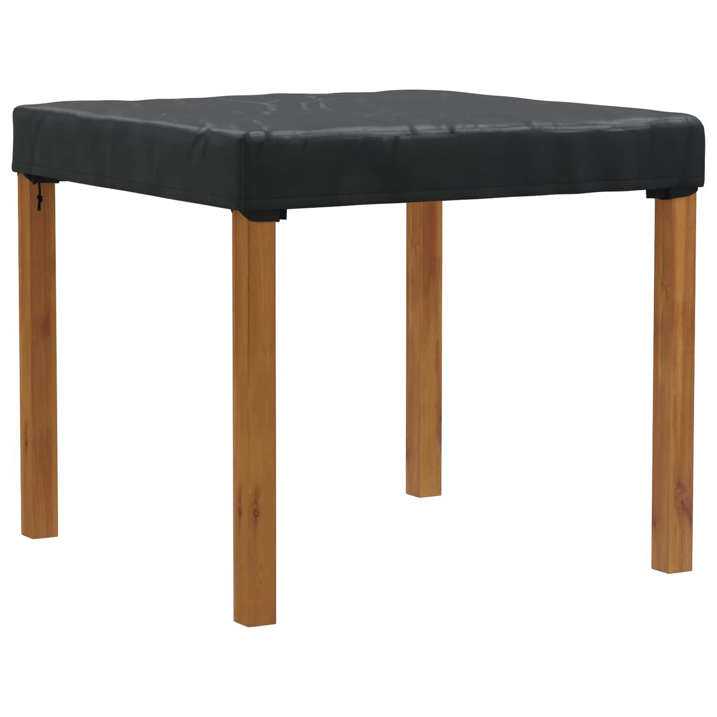 Tafel Dek Effen Zwart 112 x 112 x 15 cm Stof is nu te koop bij PeponiXL, paradijselijk wonen!