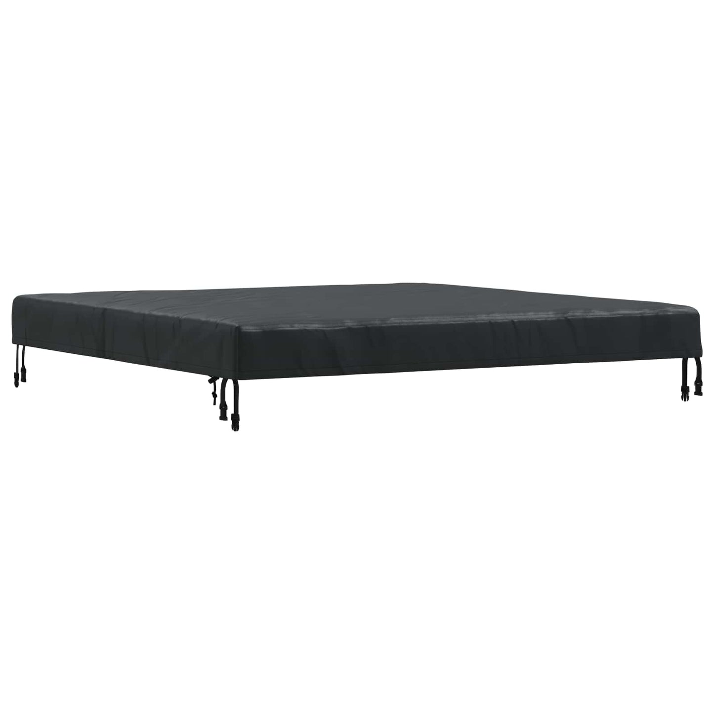 Tafel Dek Effen Zwart 122 x 122 x 15 cm Stof is nu te koop bij PeponiXL, paradijselijk wonen!